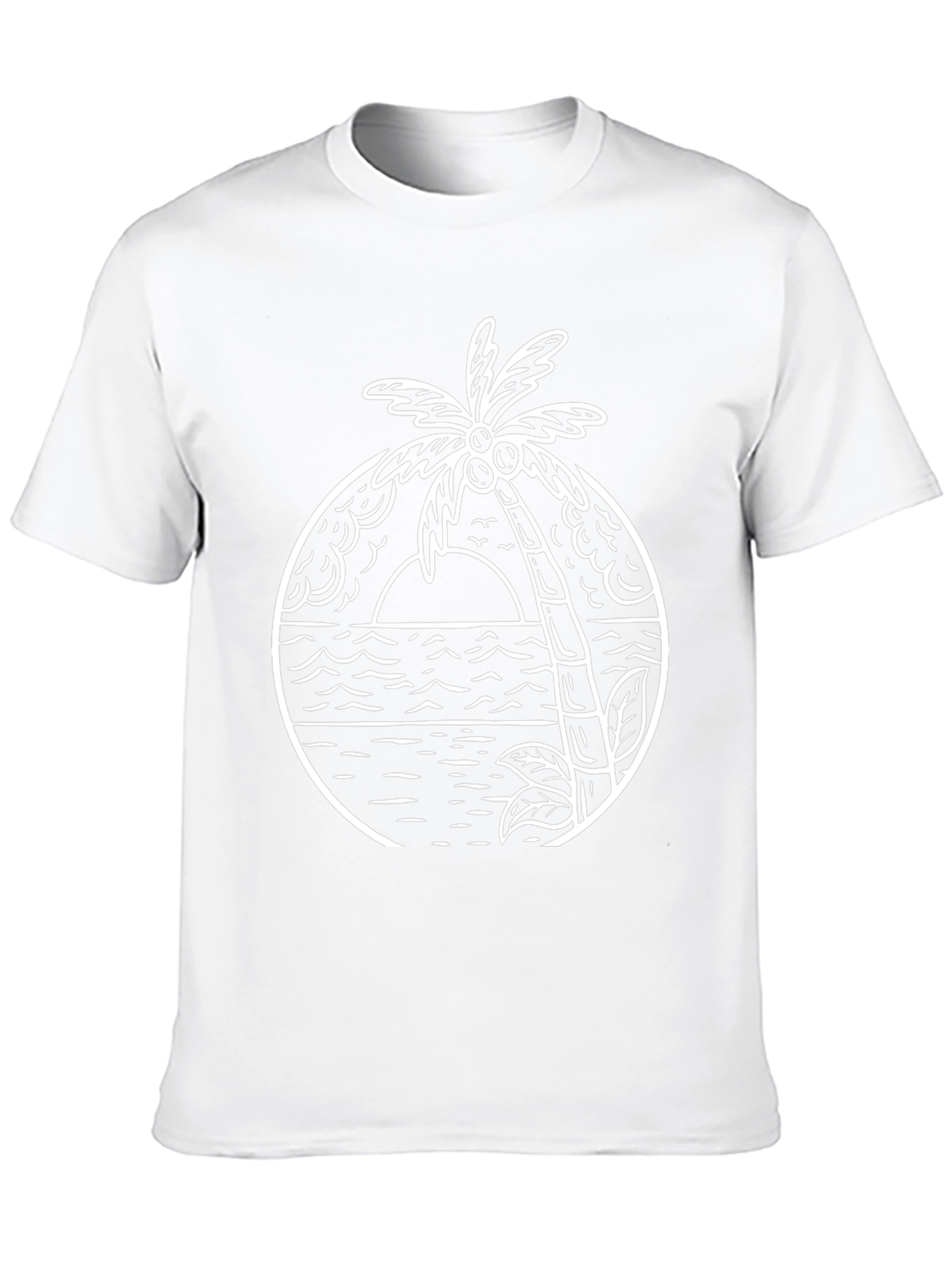 Tropical Island Graphic T-Shirt