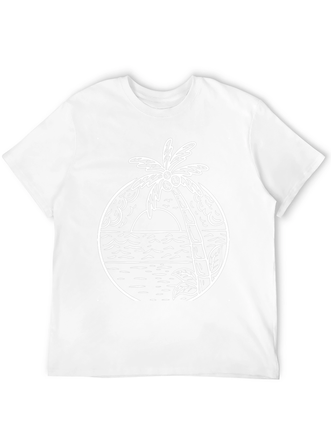 Tropical Island Graphic T-Shirt