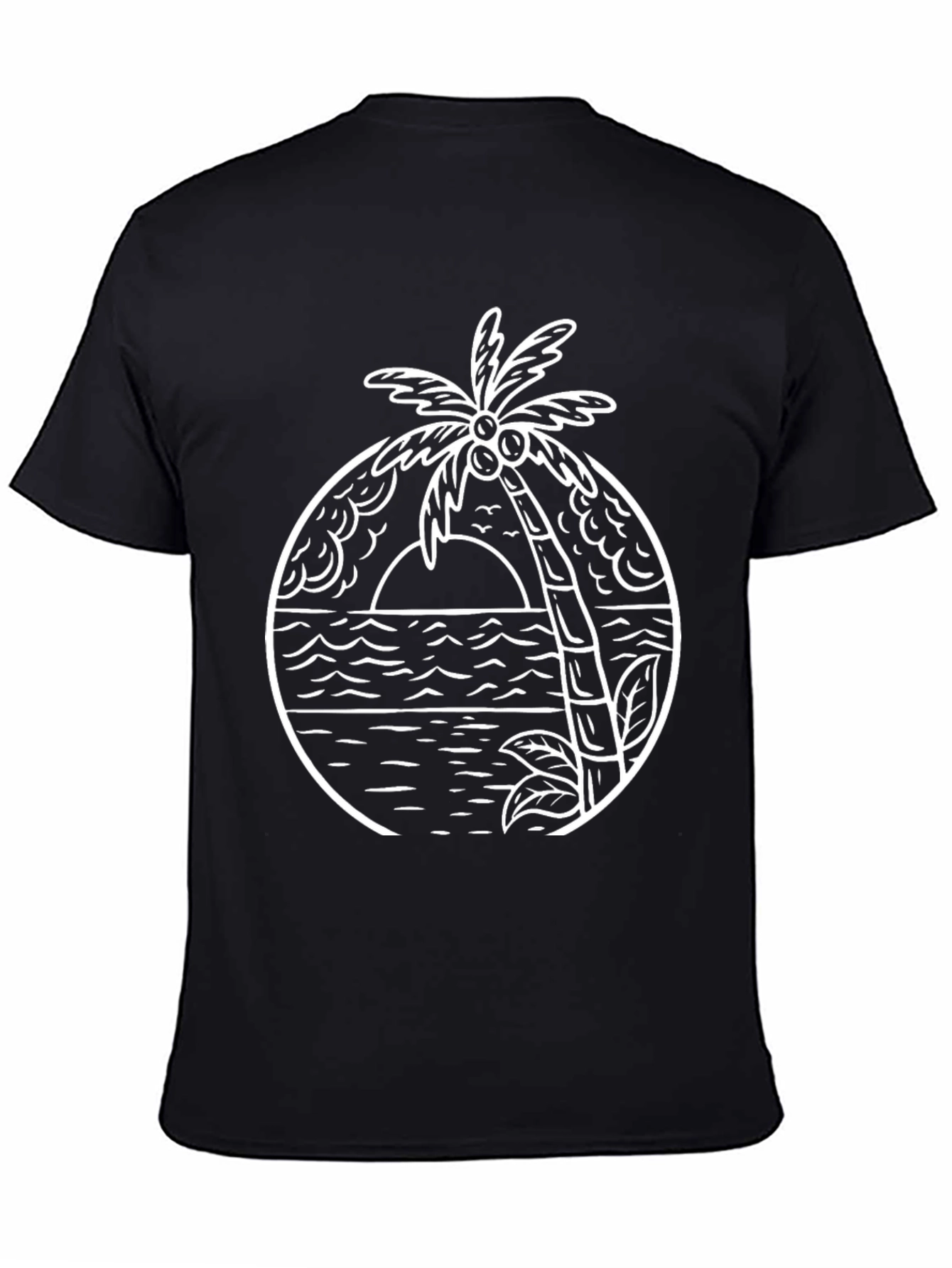 Tropical Island Graphic T-Shirt