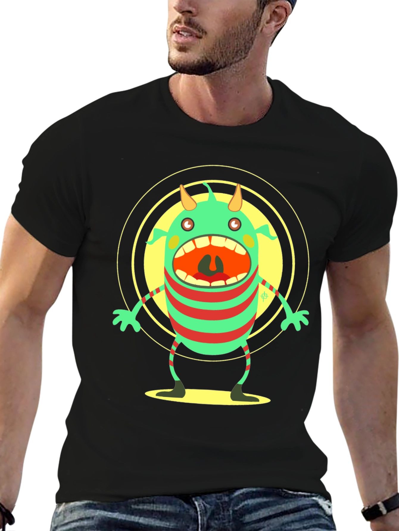 Monster Graphic T-Shirt - Quirky & Unique Design