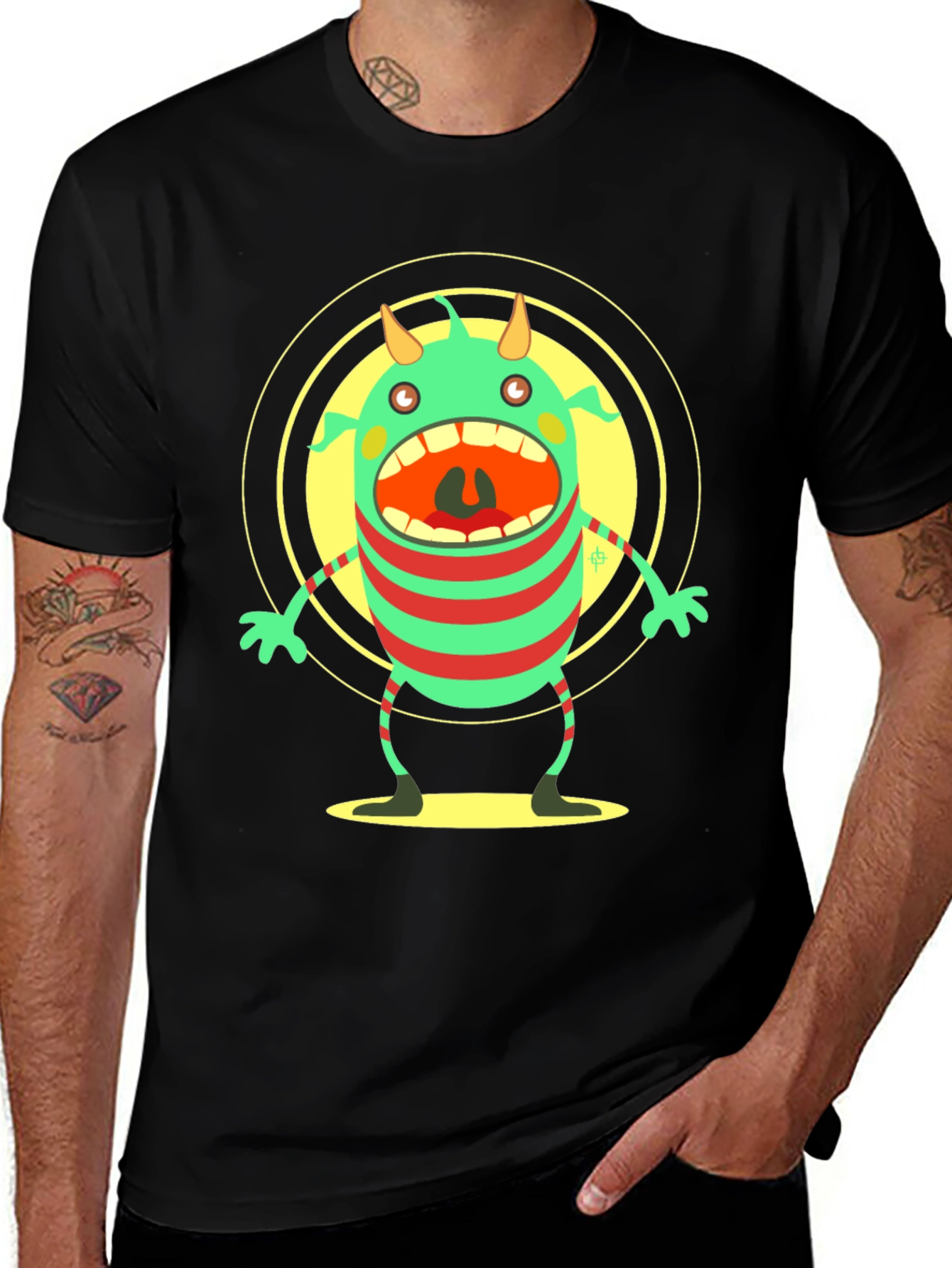 Monster Graphic T-Shirt - Quirky & Unique Design