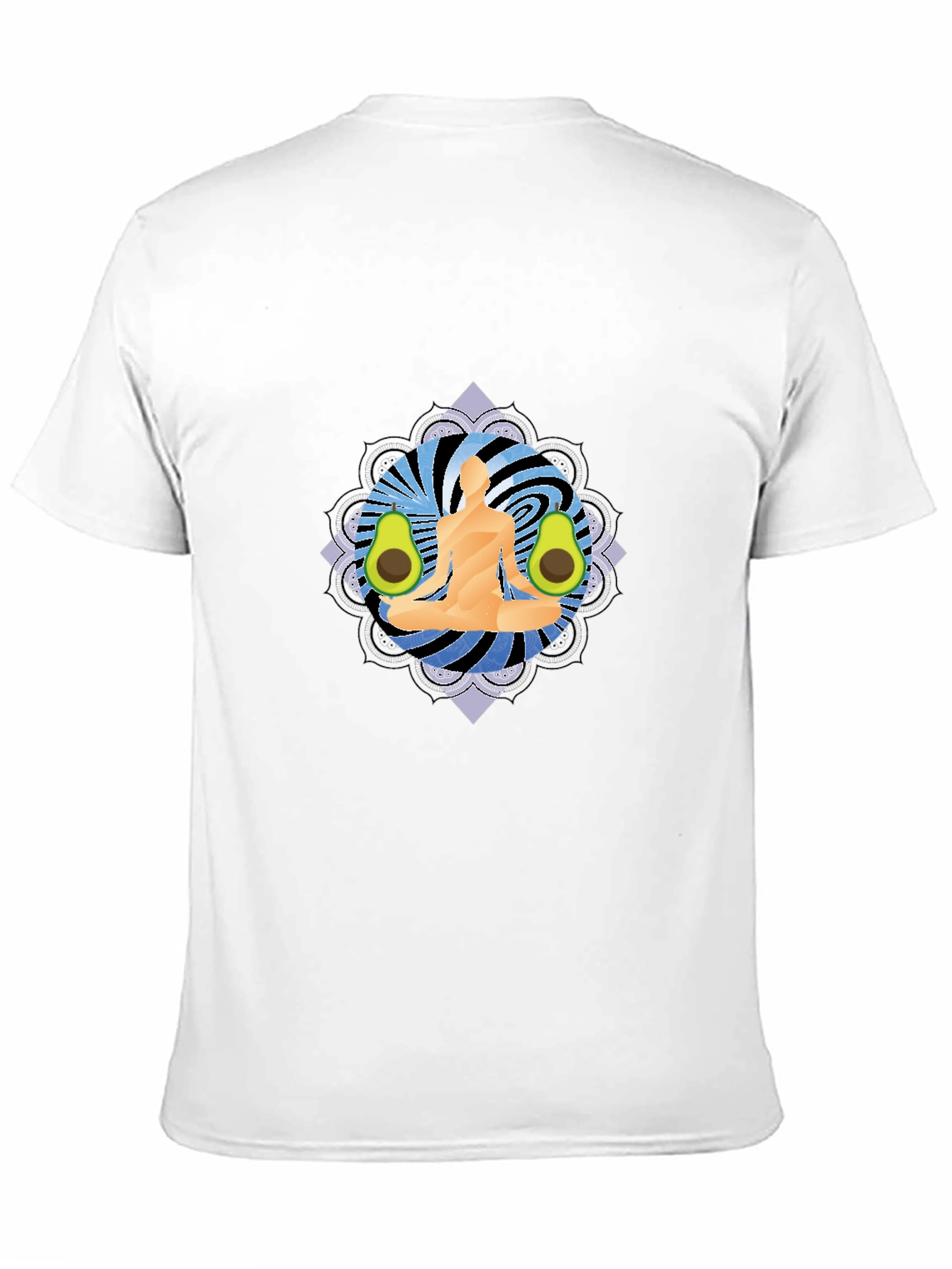 Yoga Avocado Black T-Shirt