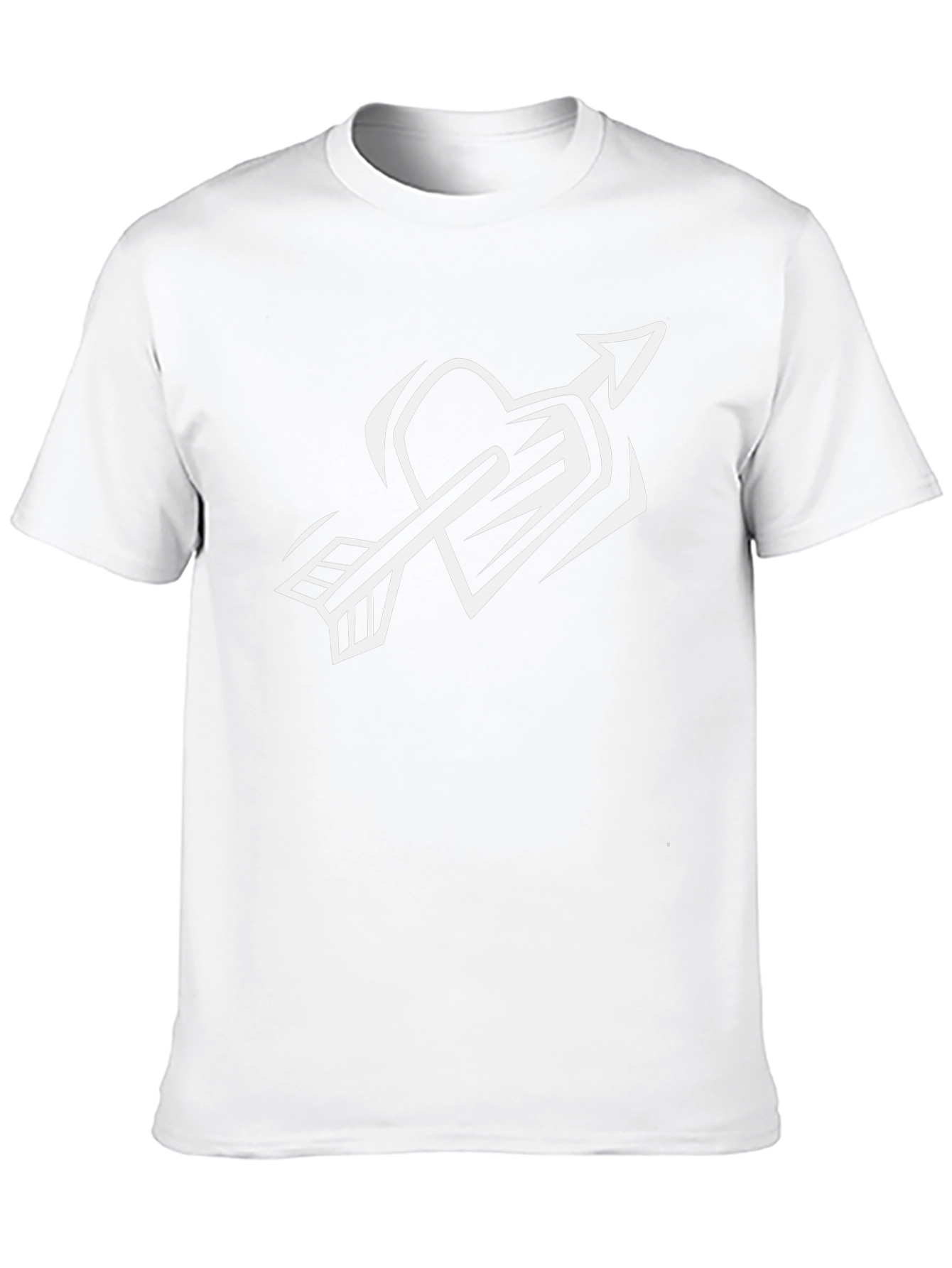 Heart Arrow Black T-Shirt
