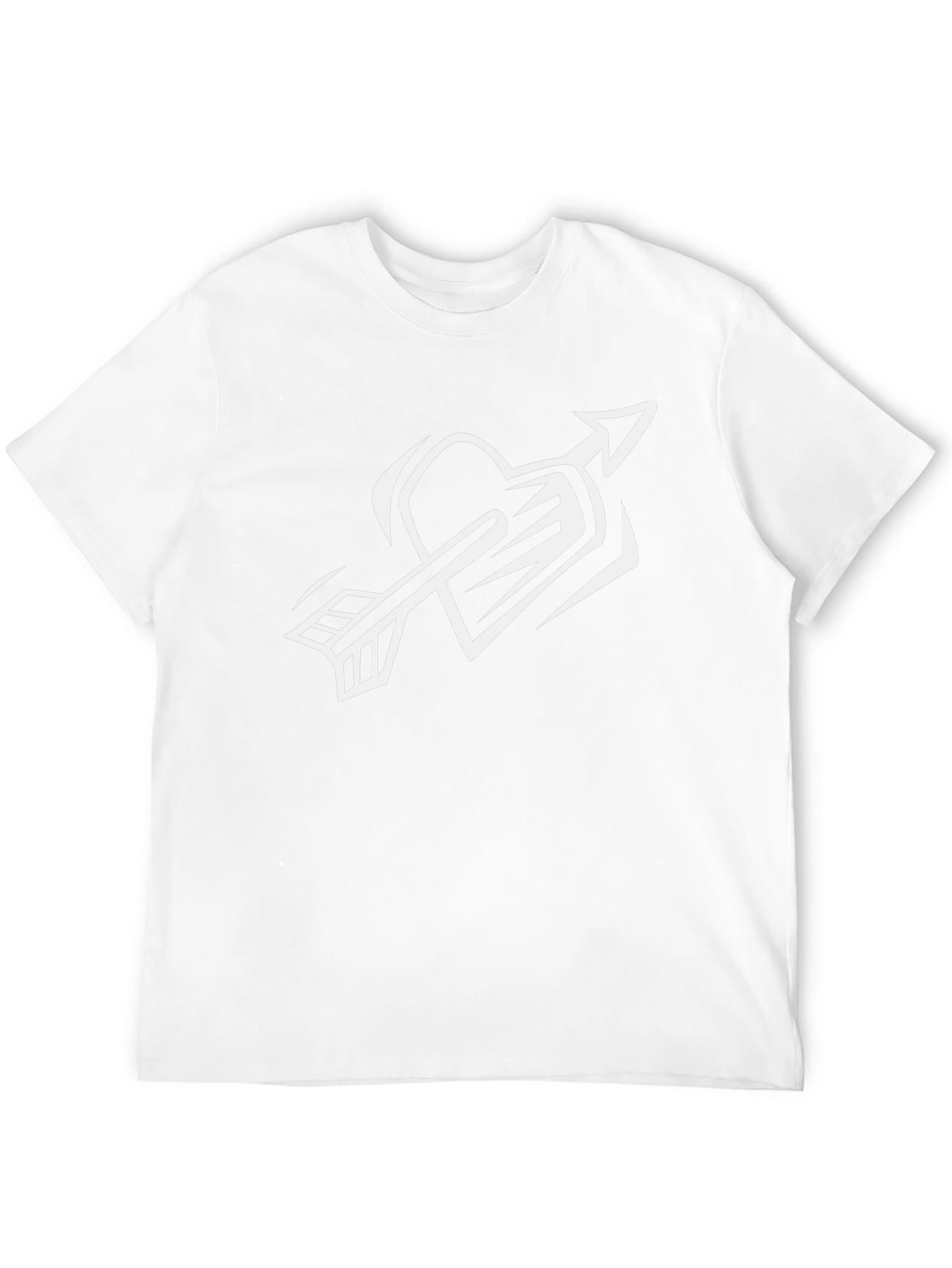 Heart Arrow Black T-Shirt