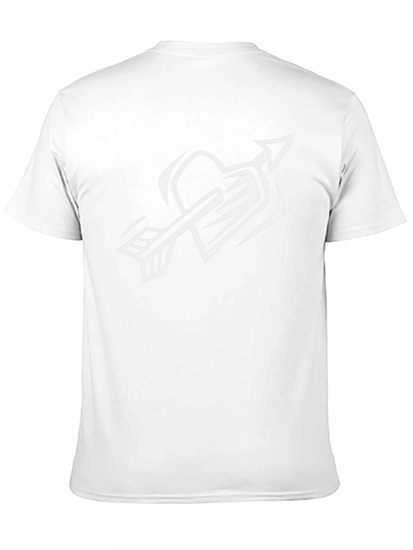 Heart Arrow Black T-Shirt