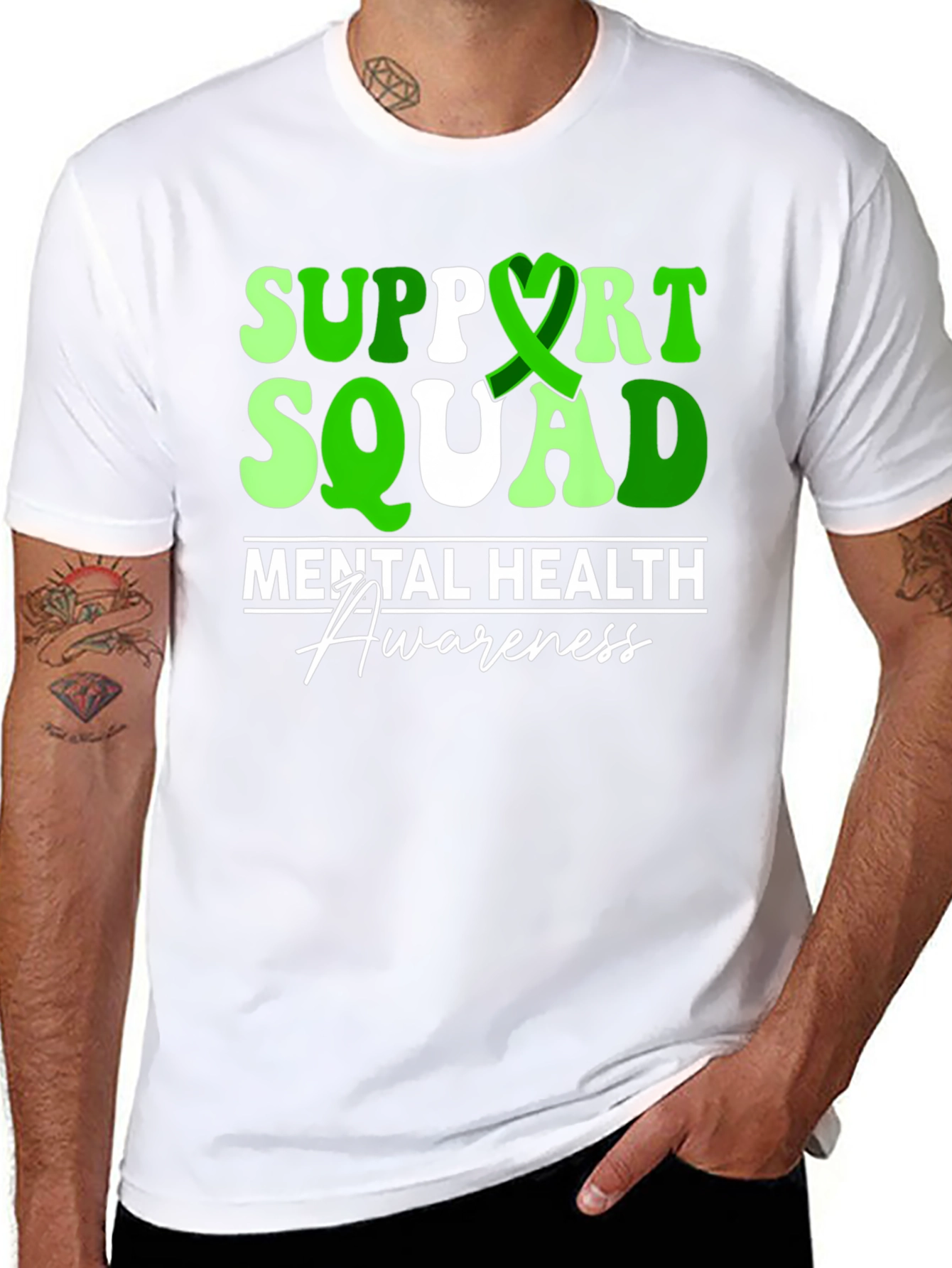 Mental Health Awareness Support Squad T-Shirt