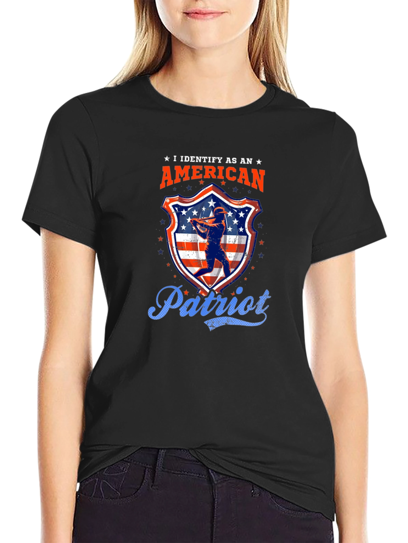 American Patriot Baseball T-Shirt