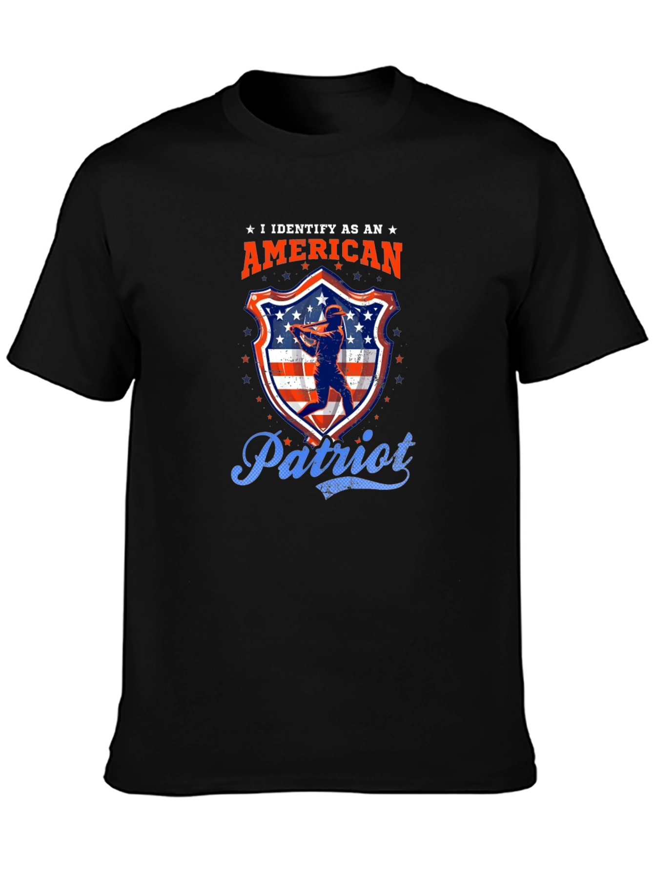 American Patriot Baseball T-Shirt