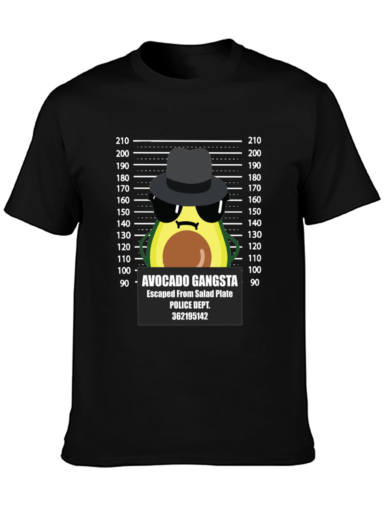 Avocado Gangsta Graphic T-Shirt