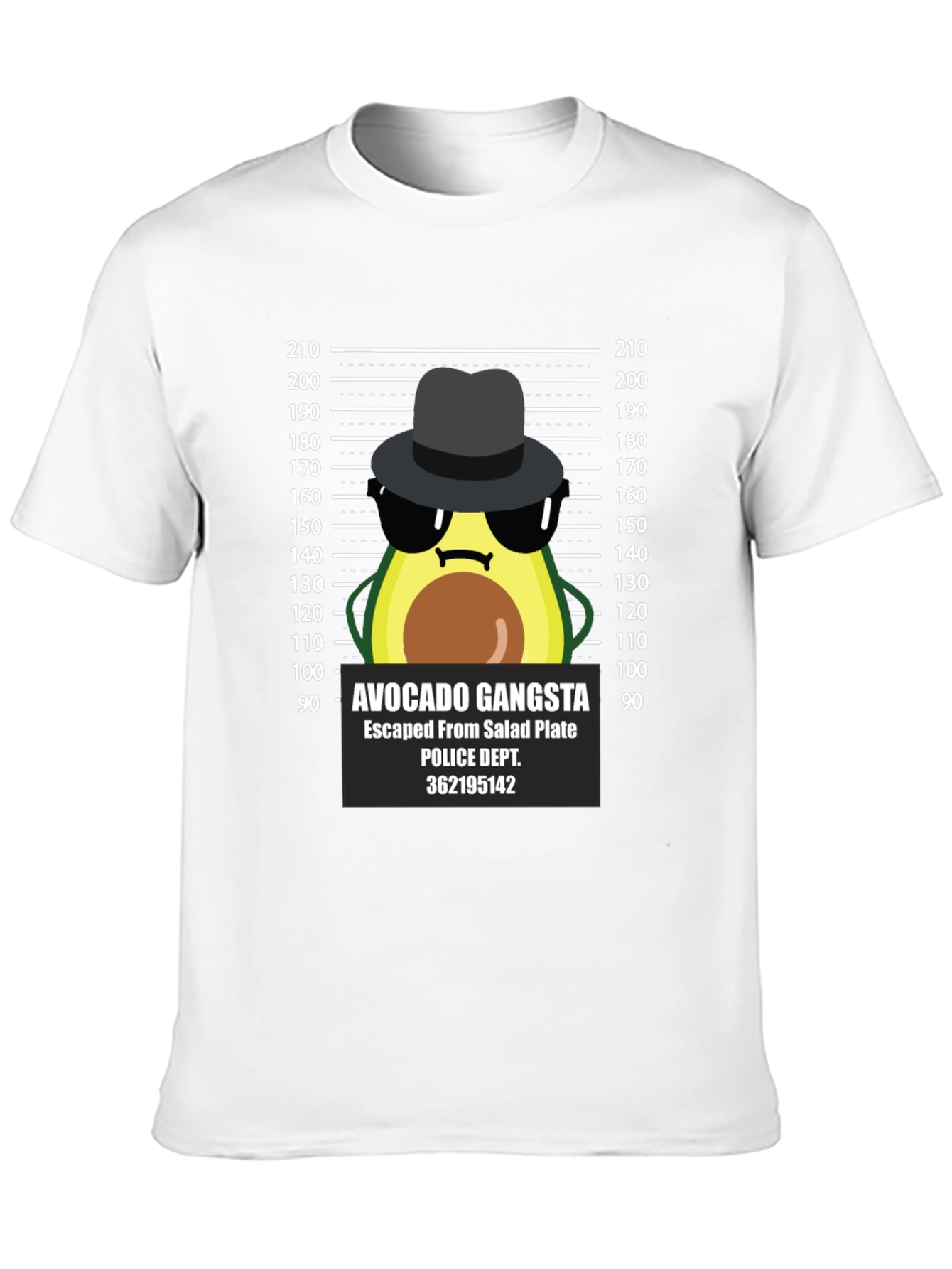 Avocado Gangsta Graphic T-Shirt