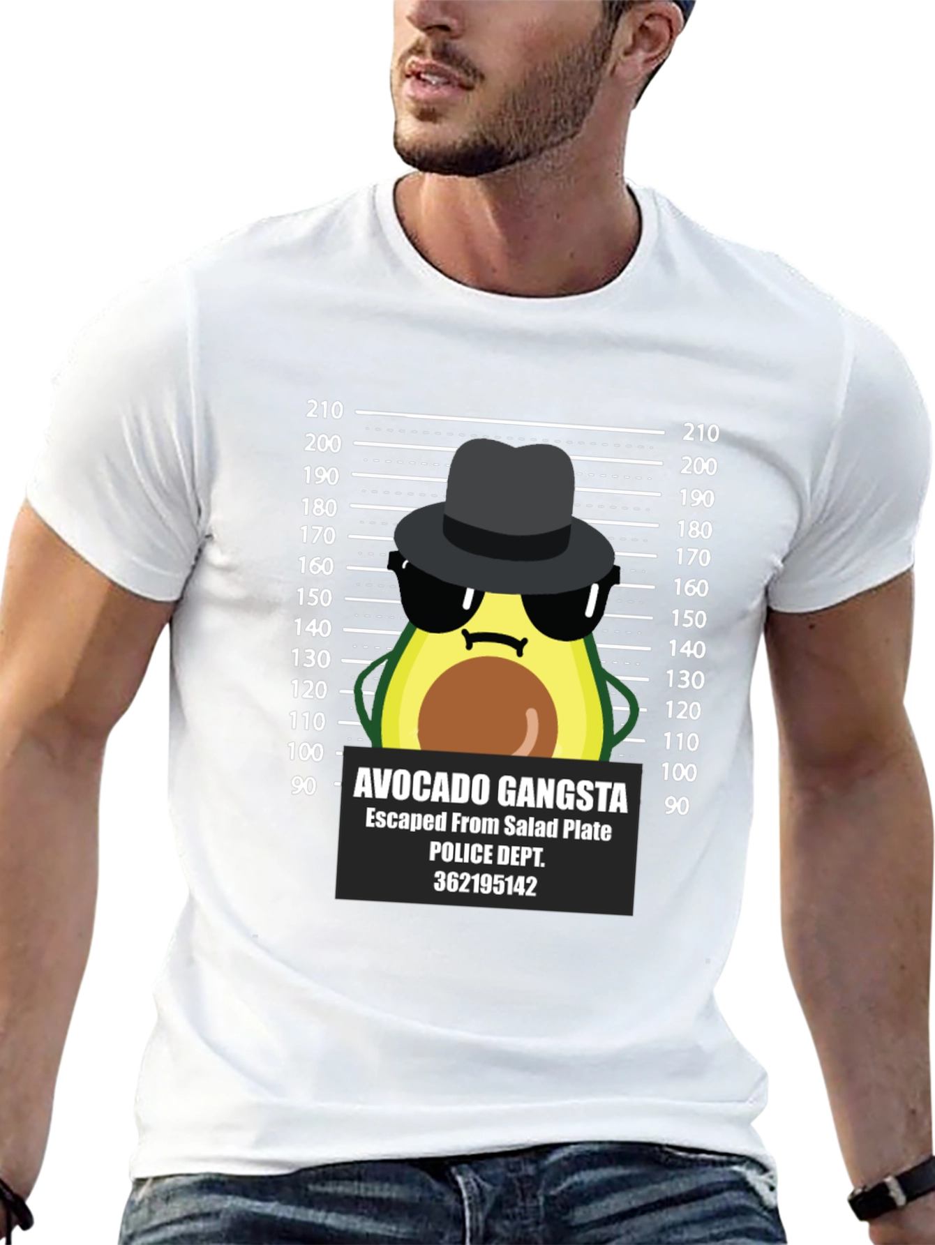 Avocado Gangsta Graphic T-Shirt