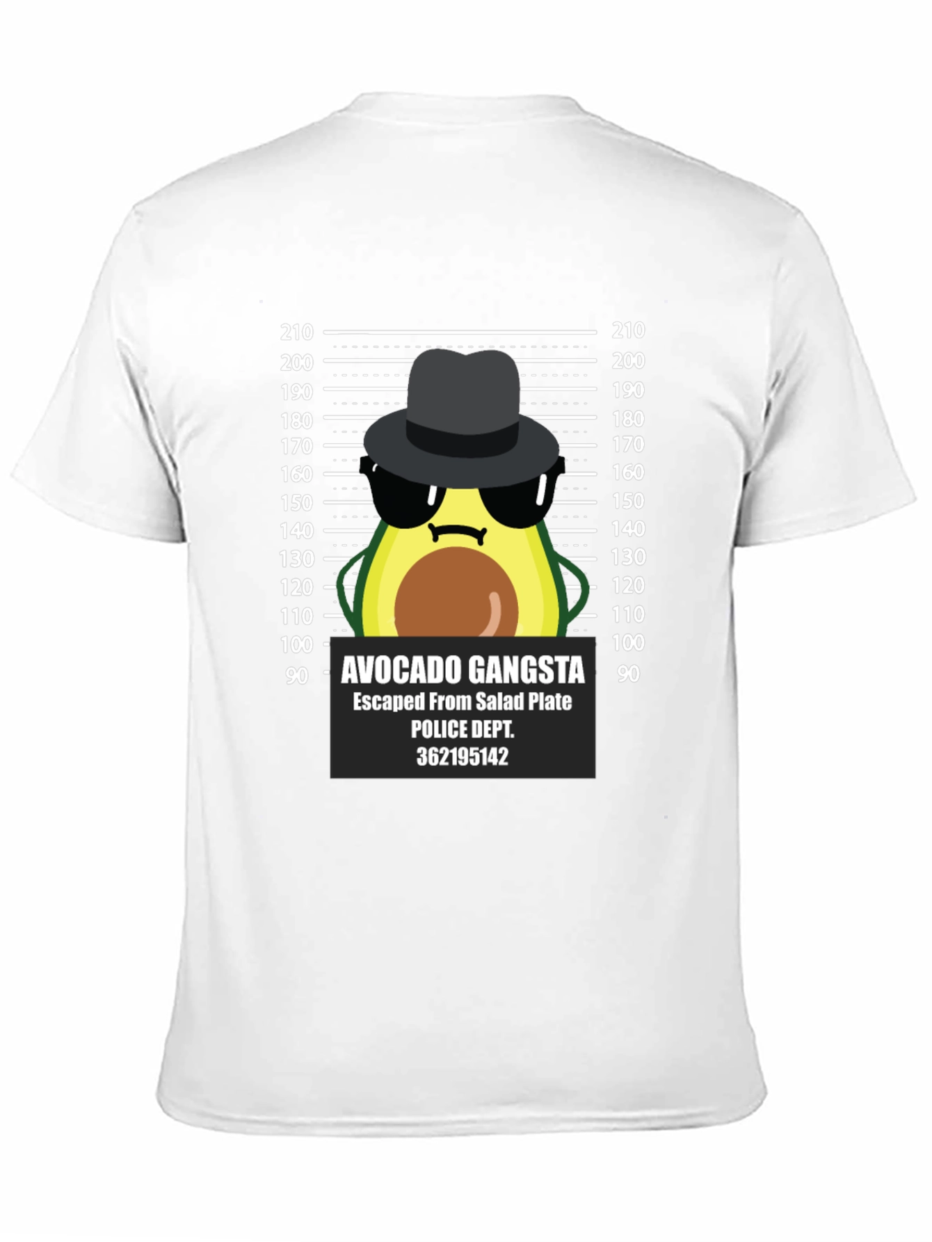 Avocado Gangsta Graphic T-Shirt