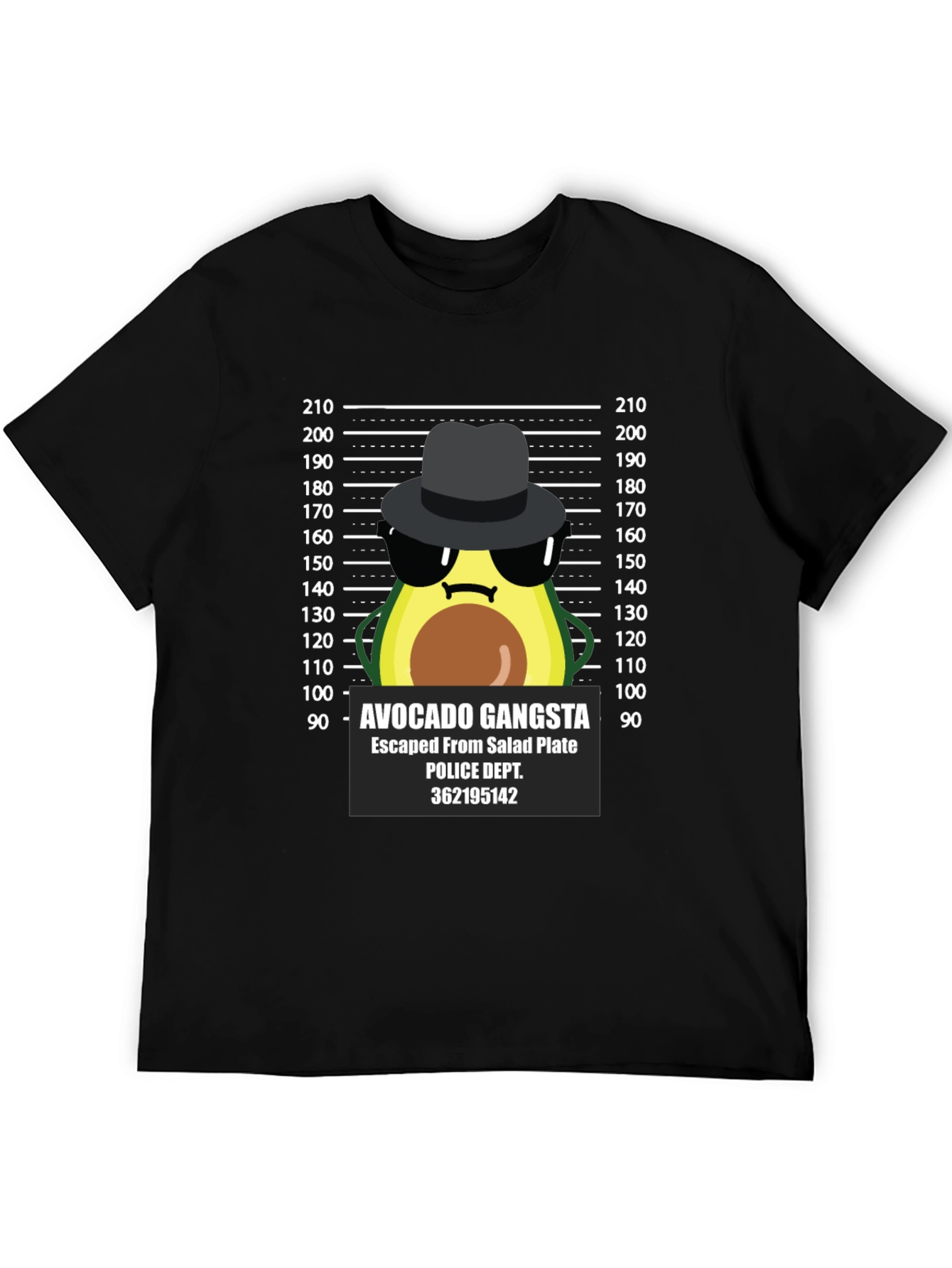 Avocado Gangsta Graphic T-Shirt