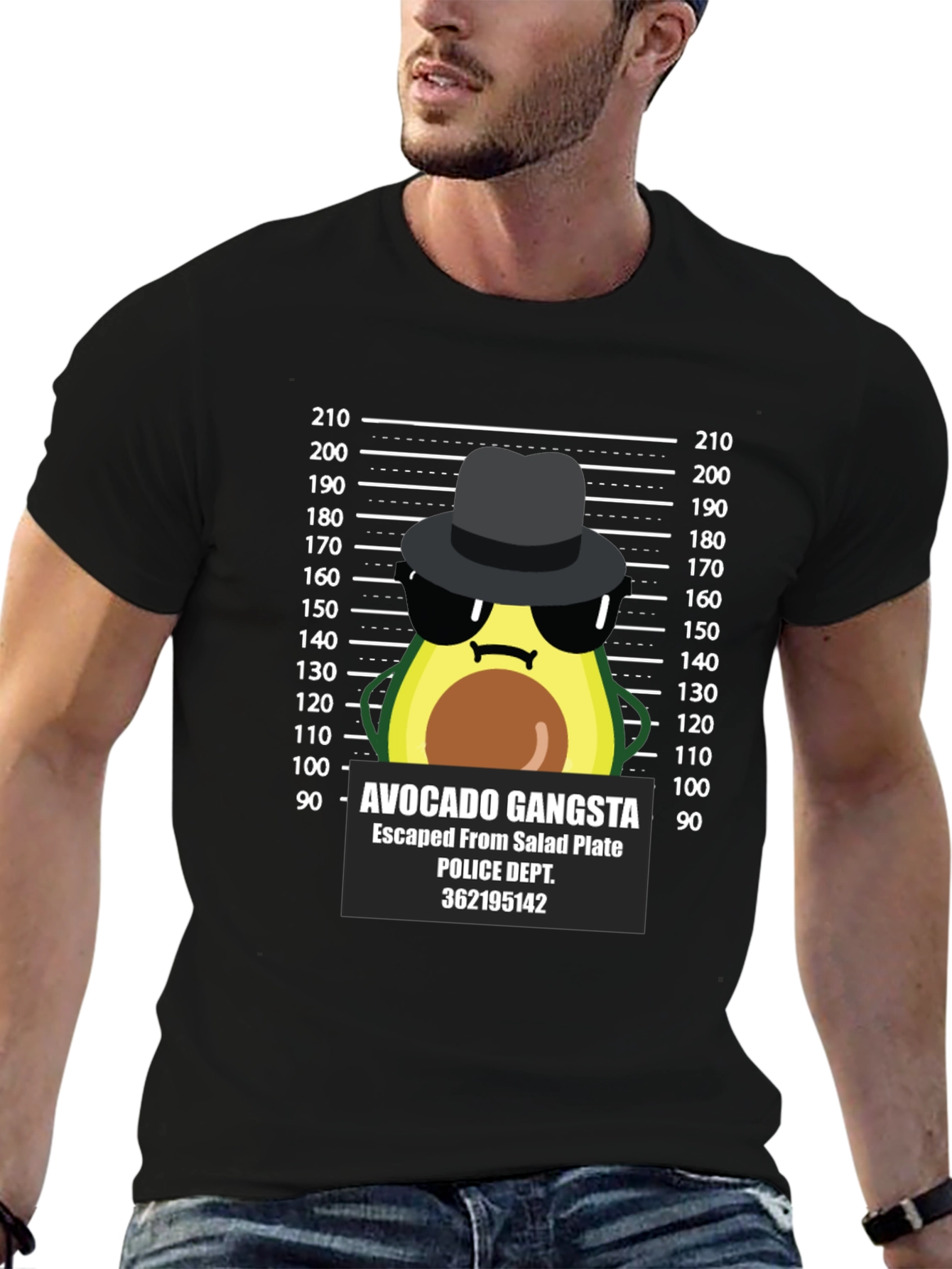Avocado Gangsta Graphic T-Shirt
