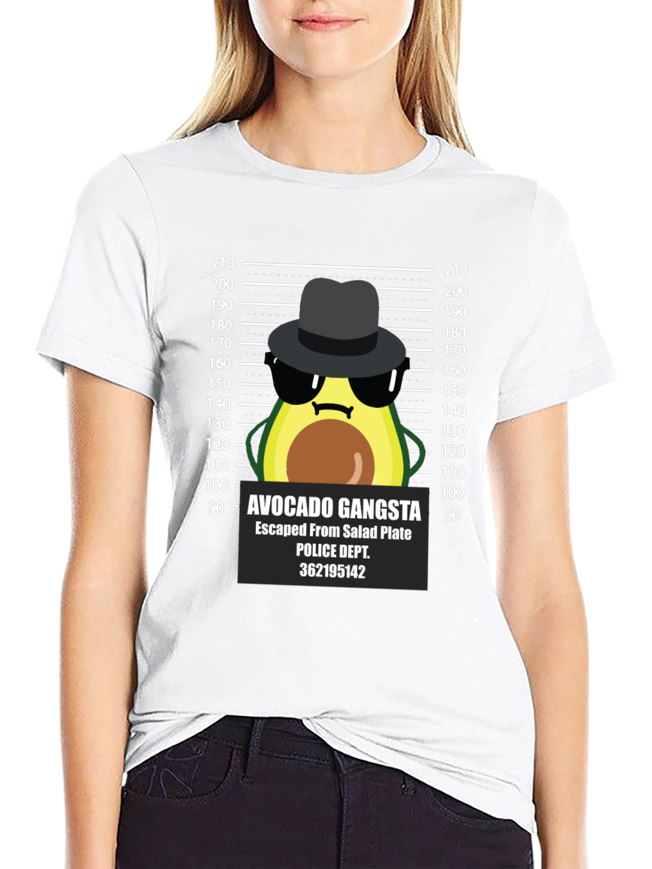 Avocado Gangsta Graphic T-Shirt