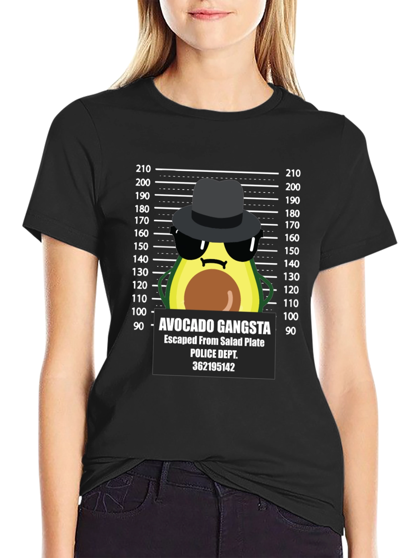 Avocado Gangsta Graphic T-Shirt