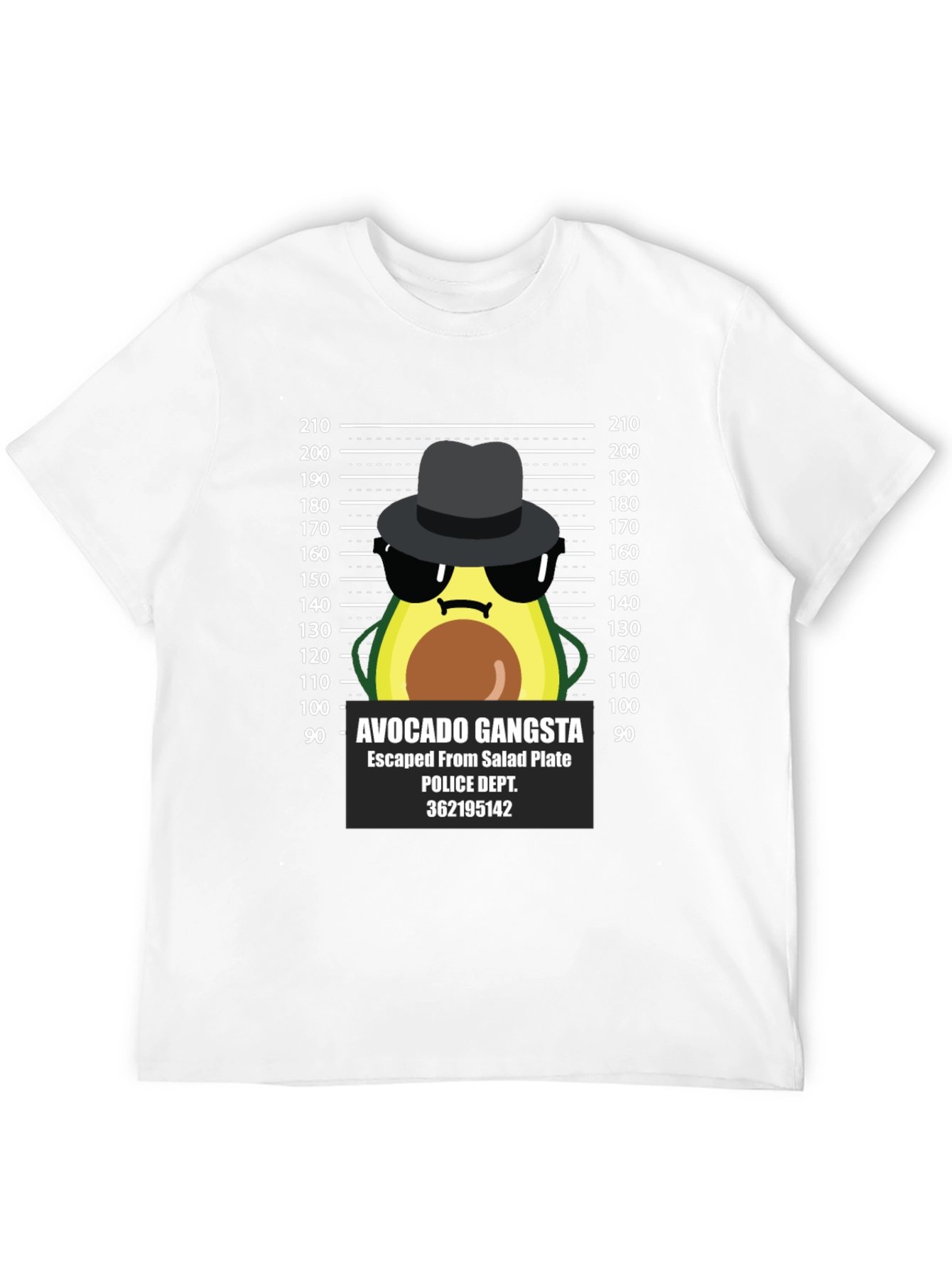 Avocado Gangsta Graphic T-Shirt
