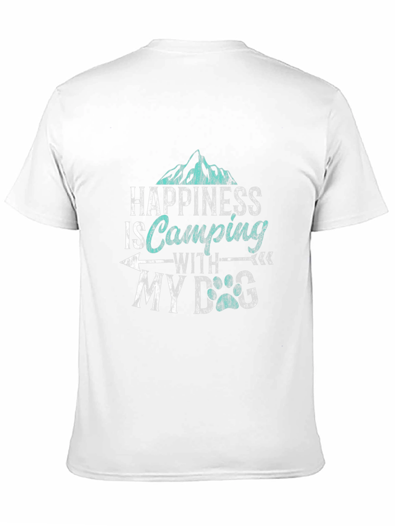 Happiness is Camping with My Dog T-Shirt
