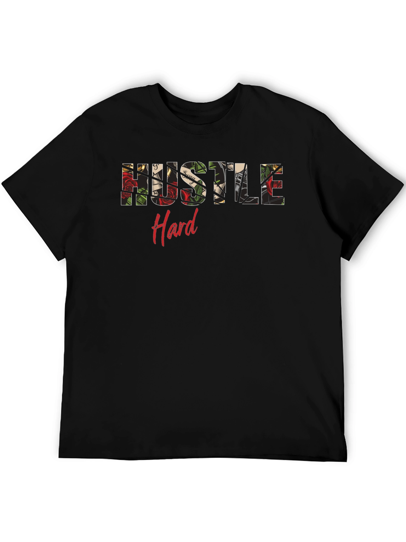 Hustle Hard Graphic Tee - Stylish & Motivational