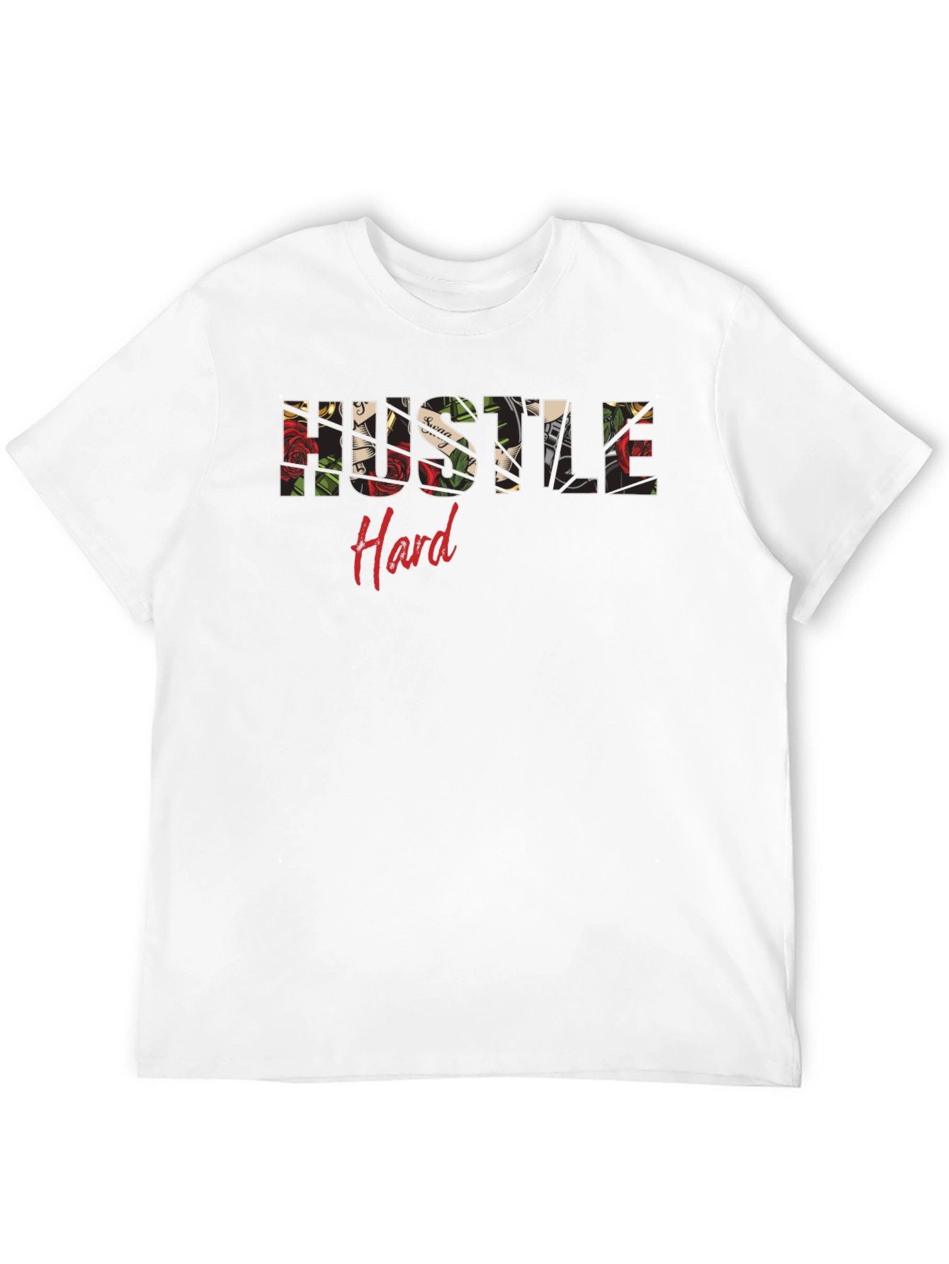 Hustle Hard Graphic Tee - Stylish & Motivational