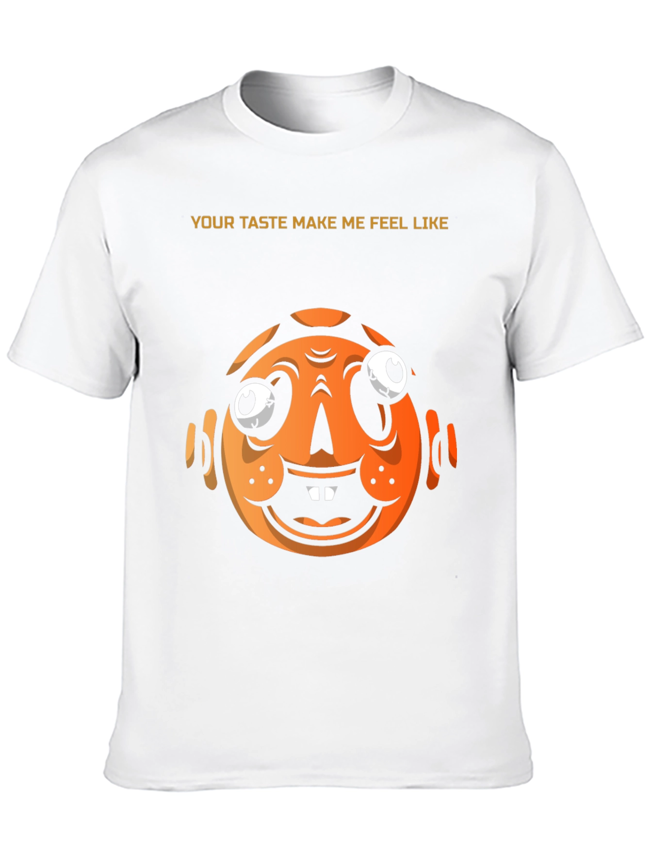 Funny Cartoon Face Graphic T-Shirt
