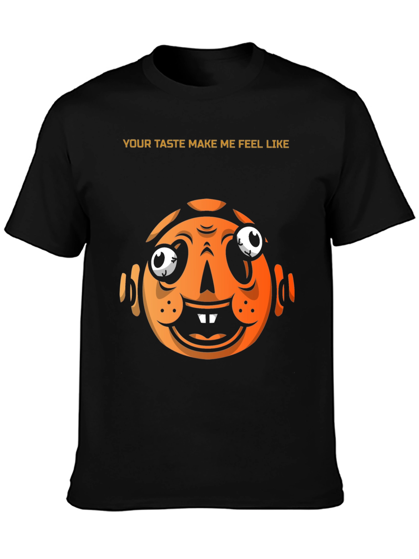 Funny Cartoon Face Graphic T-Shirt