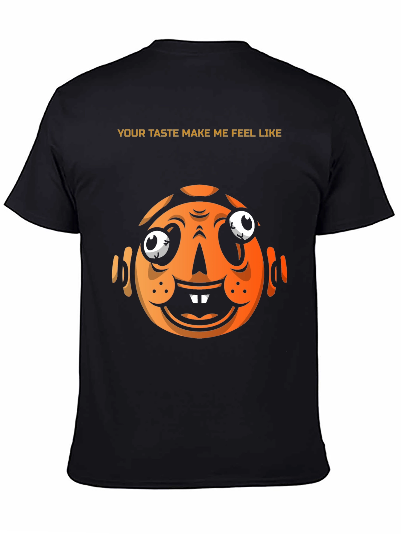 Funny Cartoon Face Graphic T-Shirt