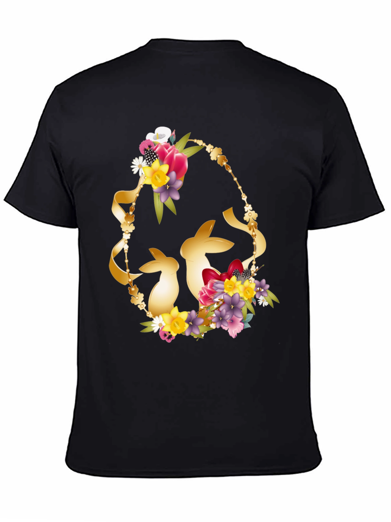 Floral Easter Bunny T-Shirt