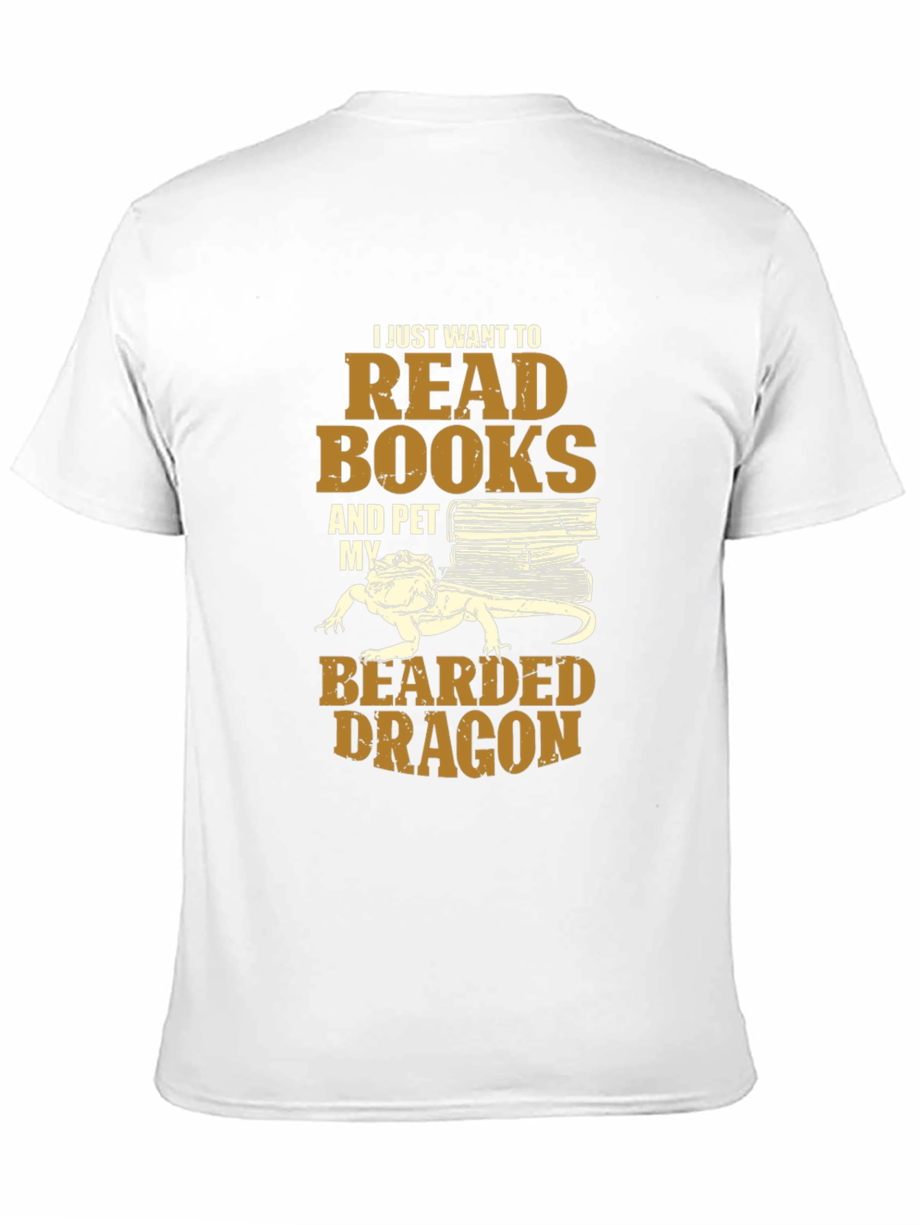 Read Books & Pet Bearded Dragon T-Shirt