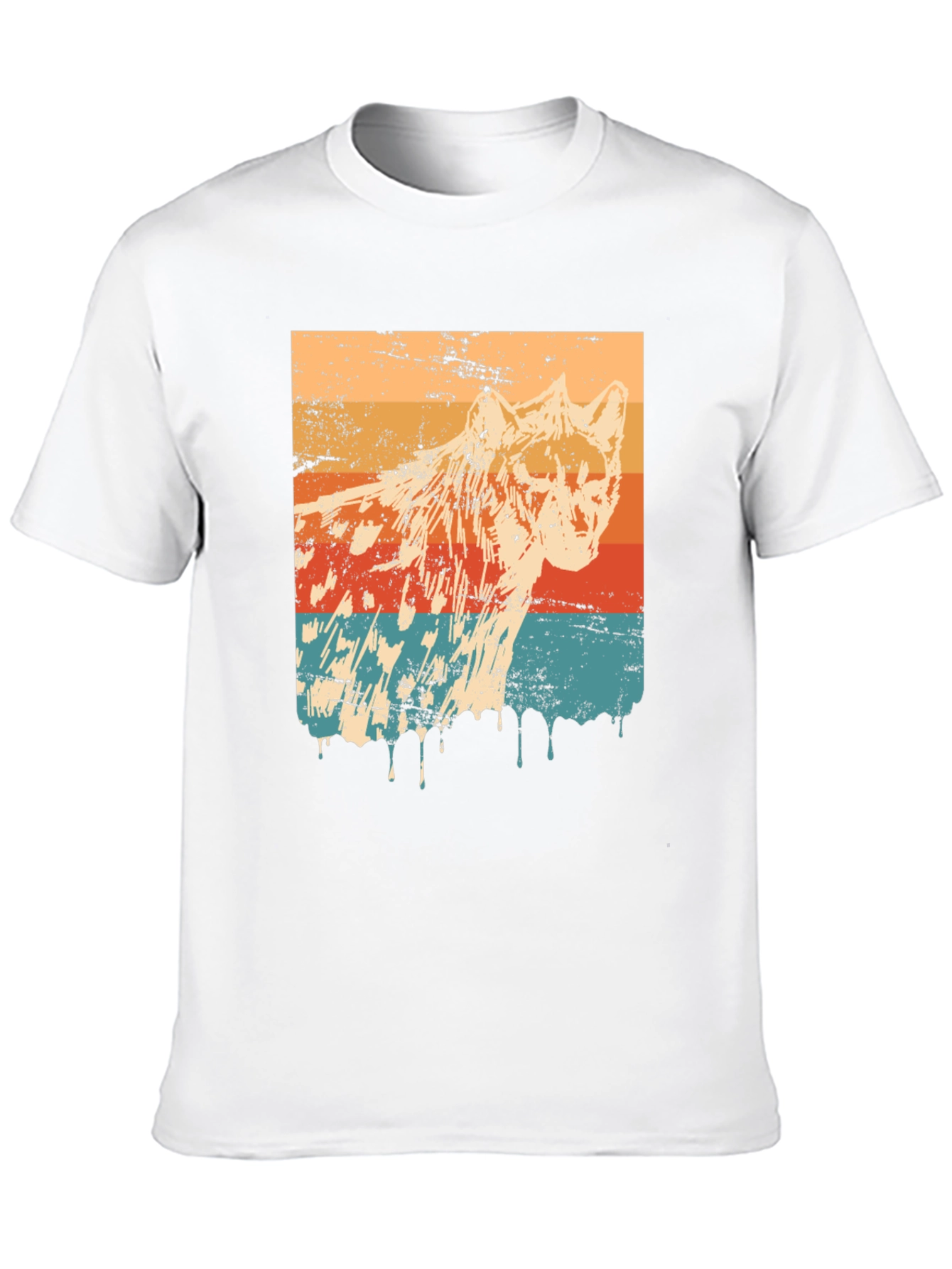 Retro Mountain Lion Graphic T-Shirt