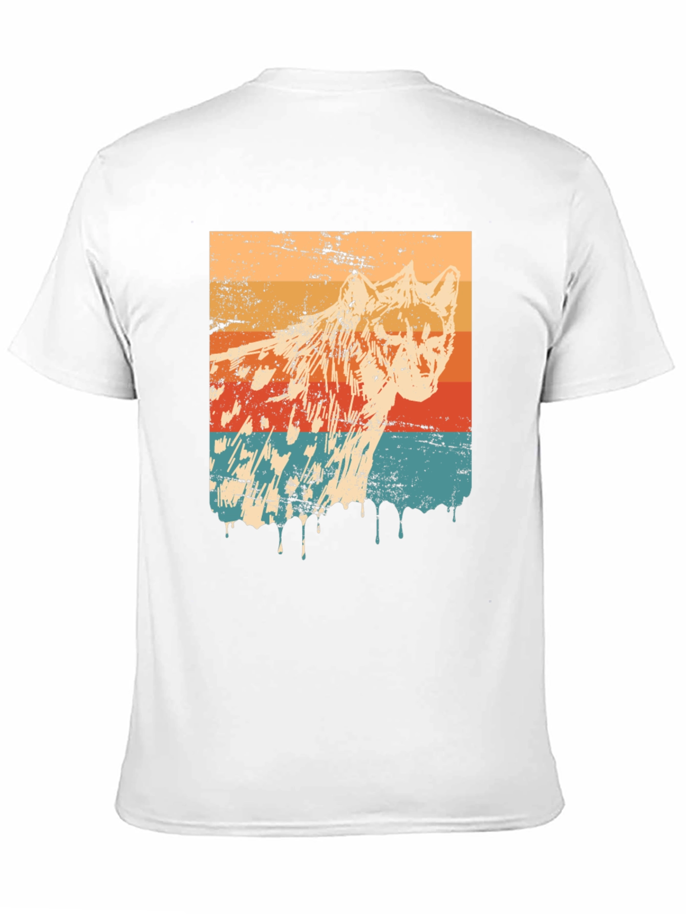 Retro Mountain Lion Graphic T-Shirt