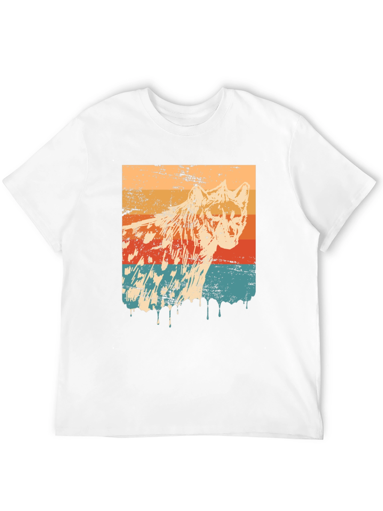 Retro Mountain Lion Graphic T-Shirt