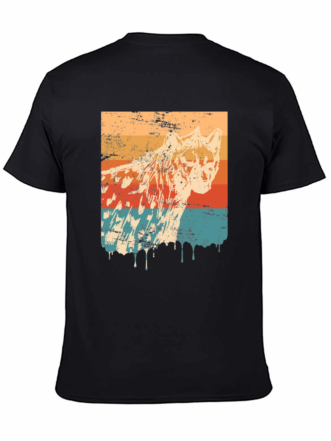 Retro Mountain Lion Graphic T-Shirt