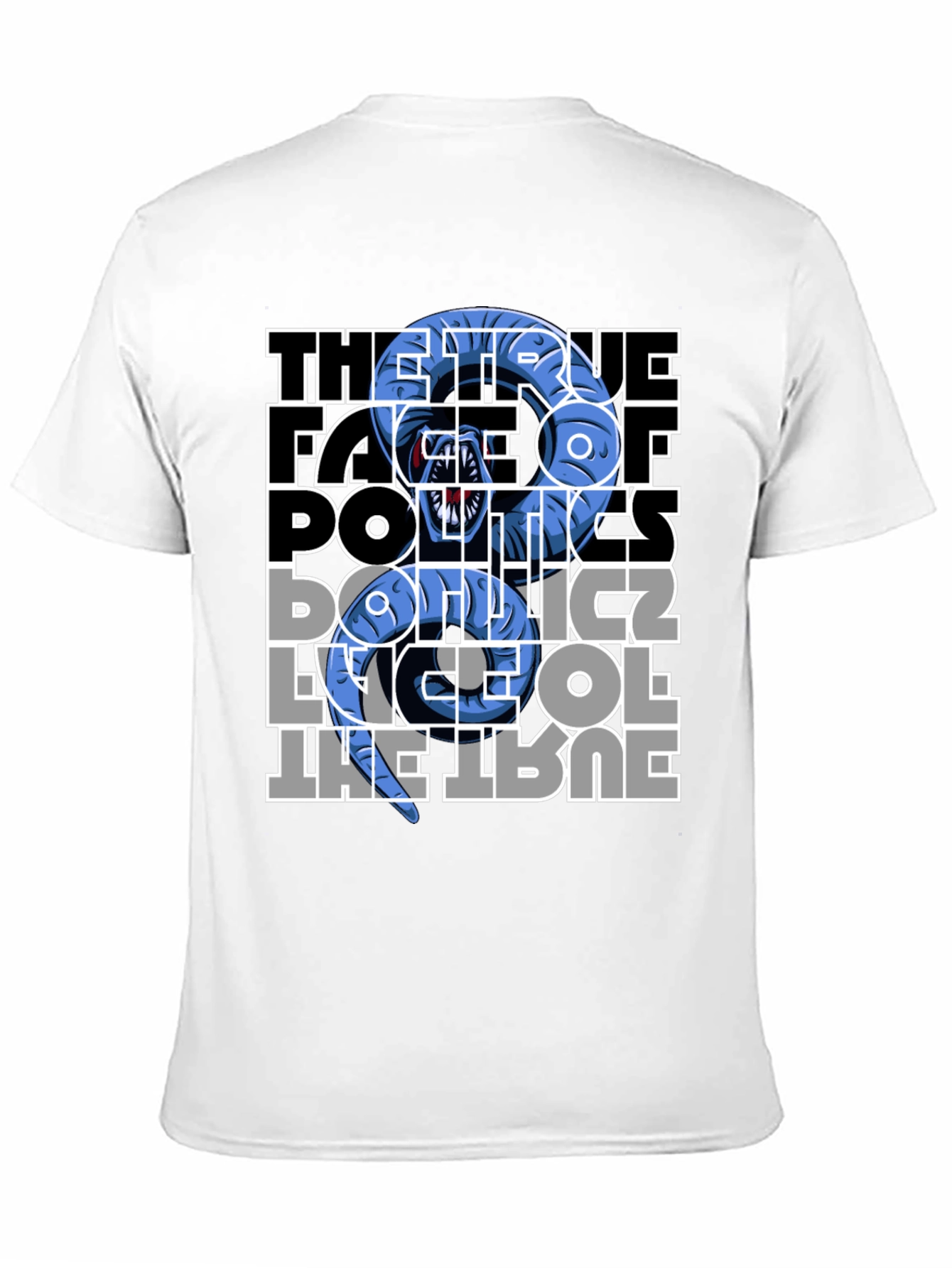 Political Snake Graphic T-Shirt