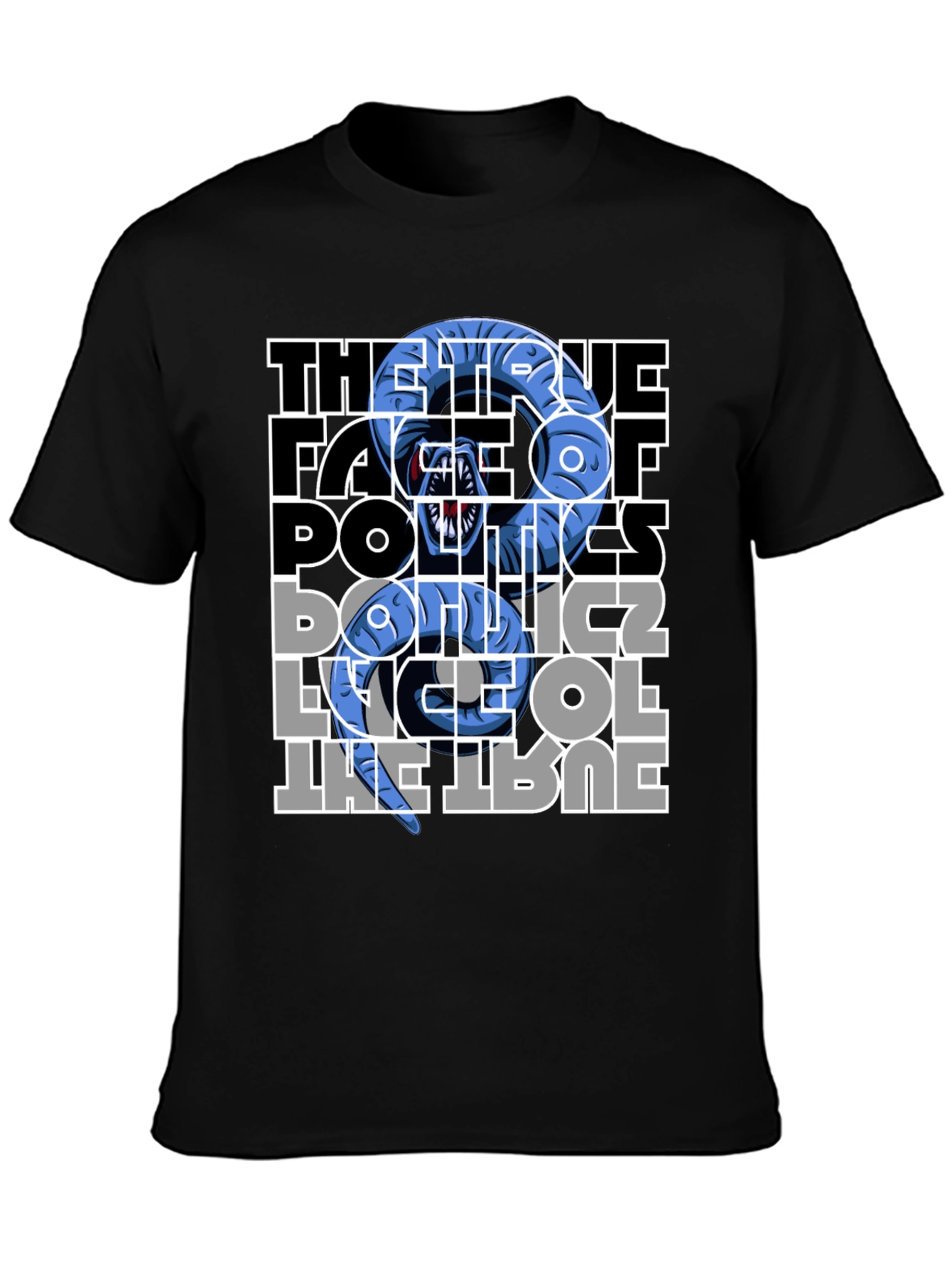 Political Snake Graphic T-Shirt