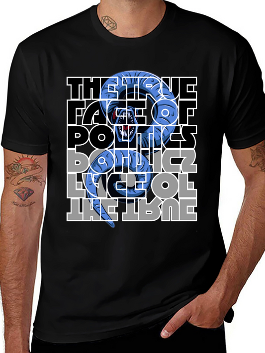 Political Snake Graphic T-Shirt