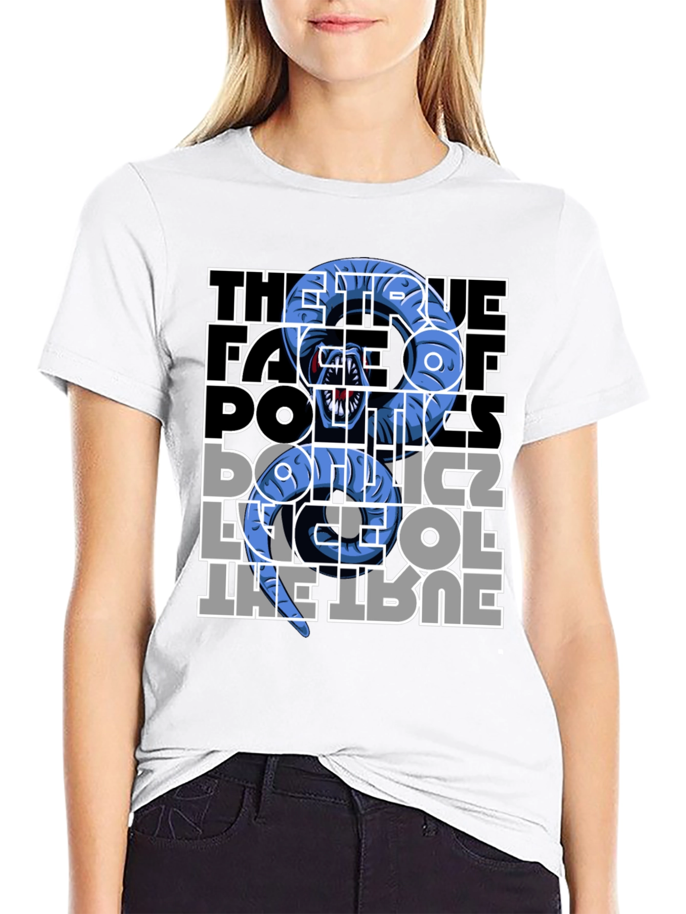 Political Snake Graphic T-Shirt