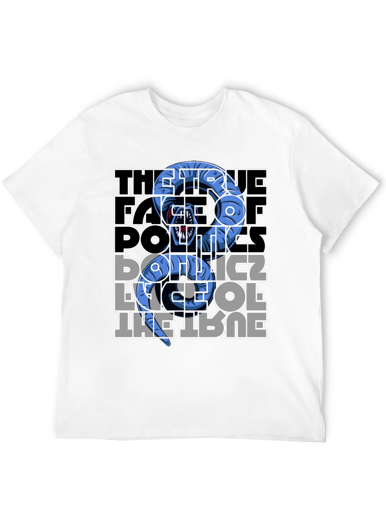 Political Snake Graphic T-Shirt