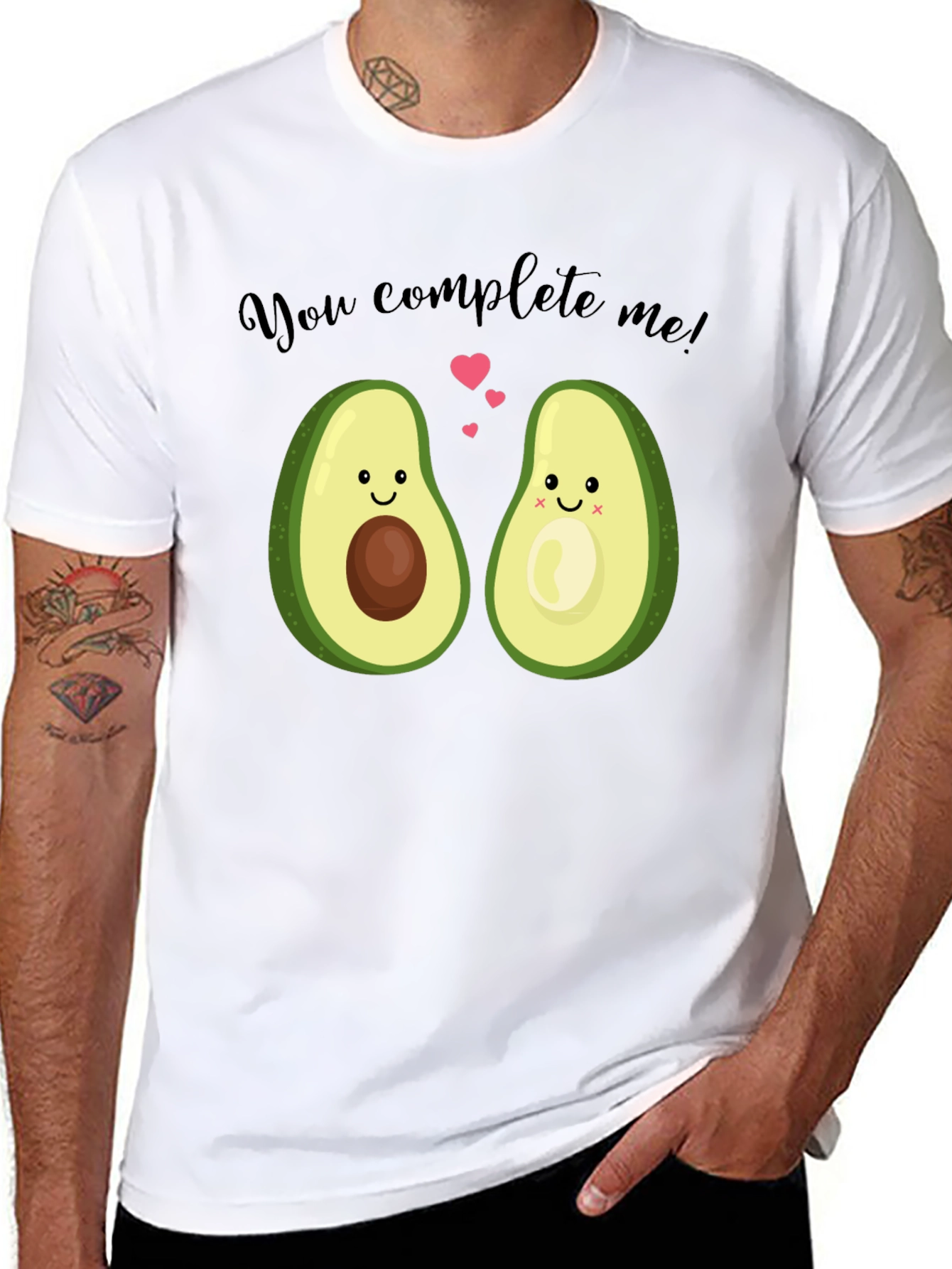 Avocado Love Matching Couple T-Shirt