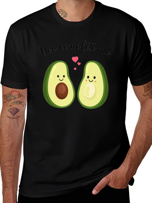 Avocado Love Matching Couple T-Shirt