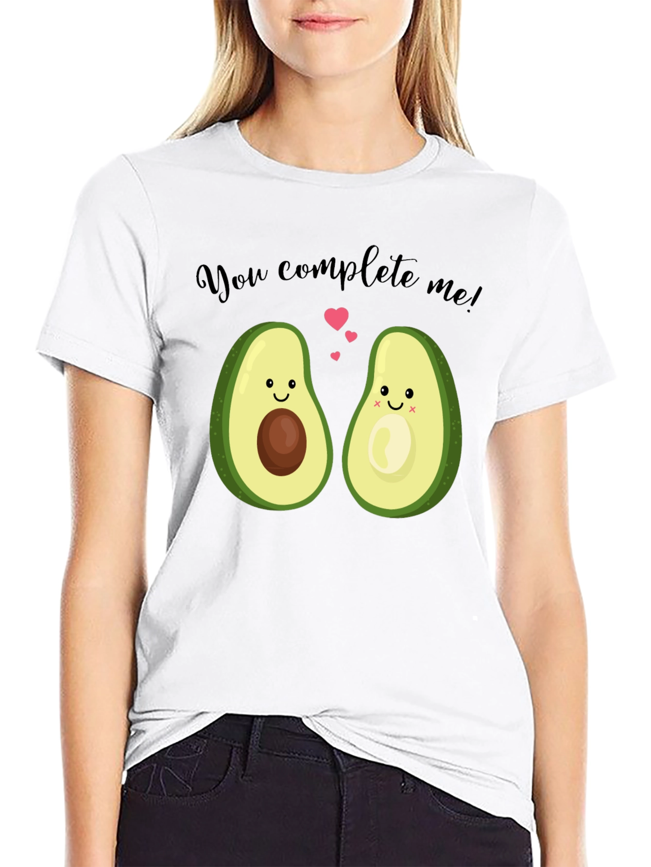 Avocado Love Matching Couple T-Shirt