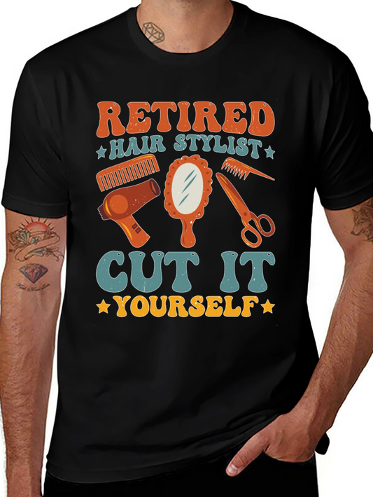 Retired Hair Stylist Graphic T-Shirt