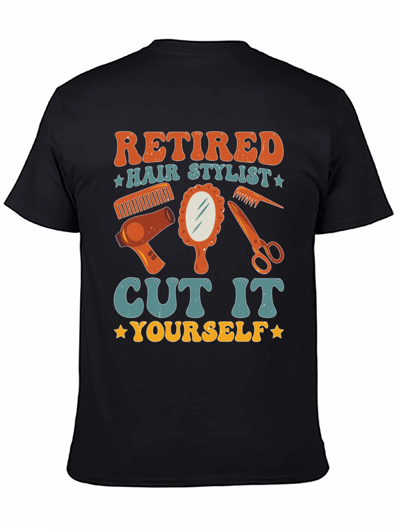 Retired Hair Stylist Graphic T-Shirt