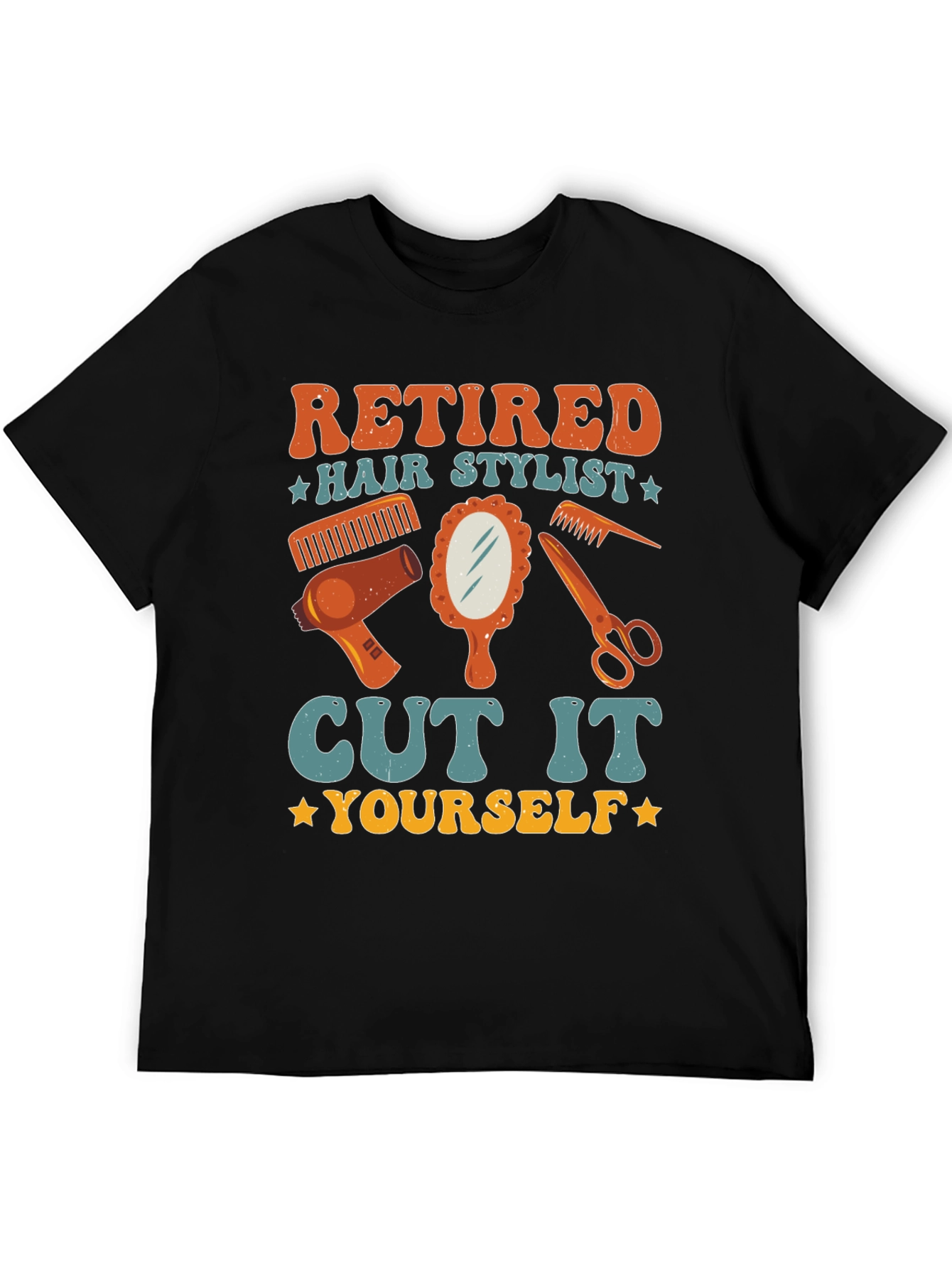 Retired Hair Stylist Graphic T-Shirt