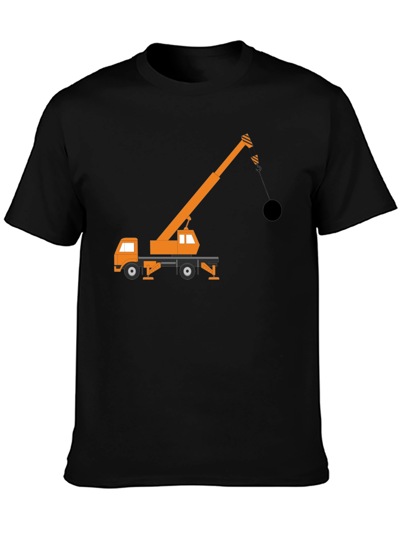 Crane Truck Graphic Tee - Heavy Duty Style