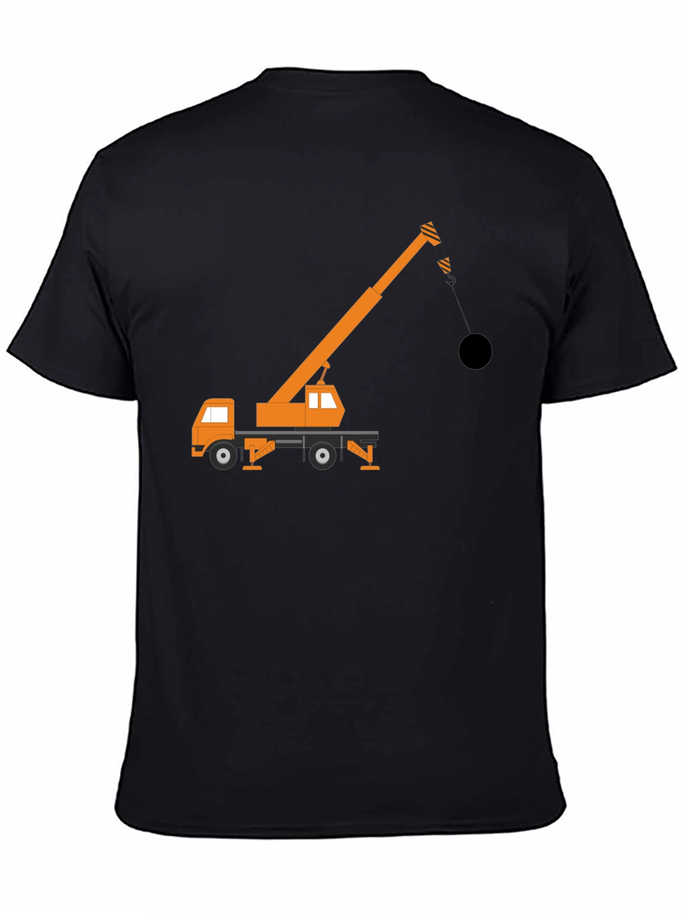 Crane Truck Graphic Tee - Heavy Duty Style