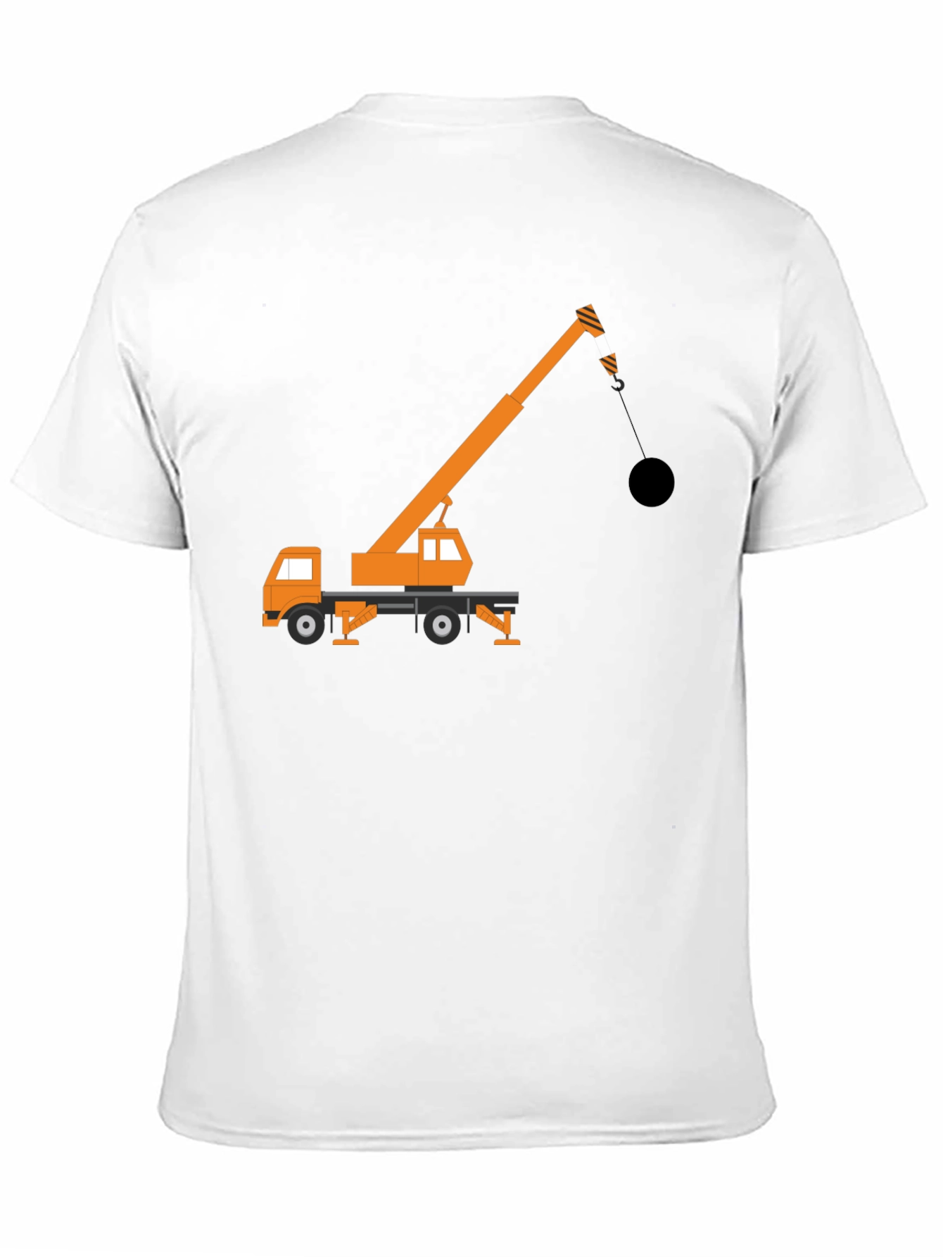 Crane Truck Graphic Tee - Heavy Duty Style