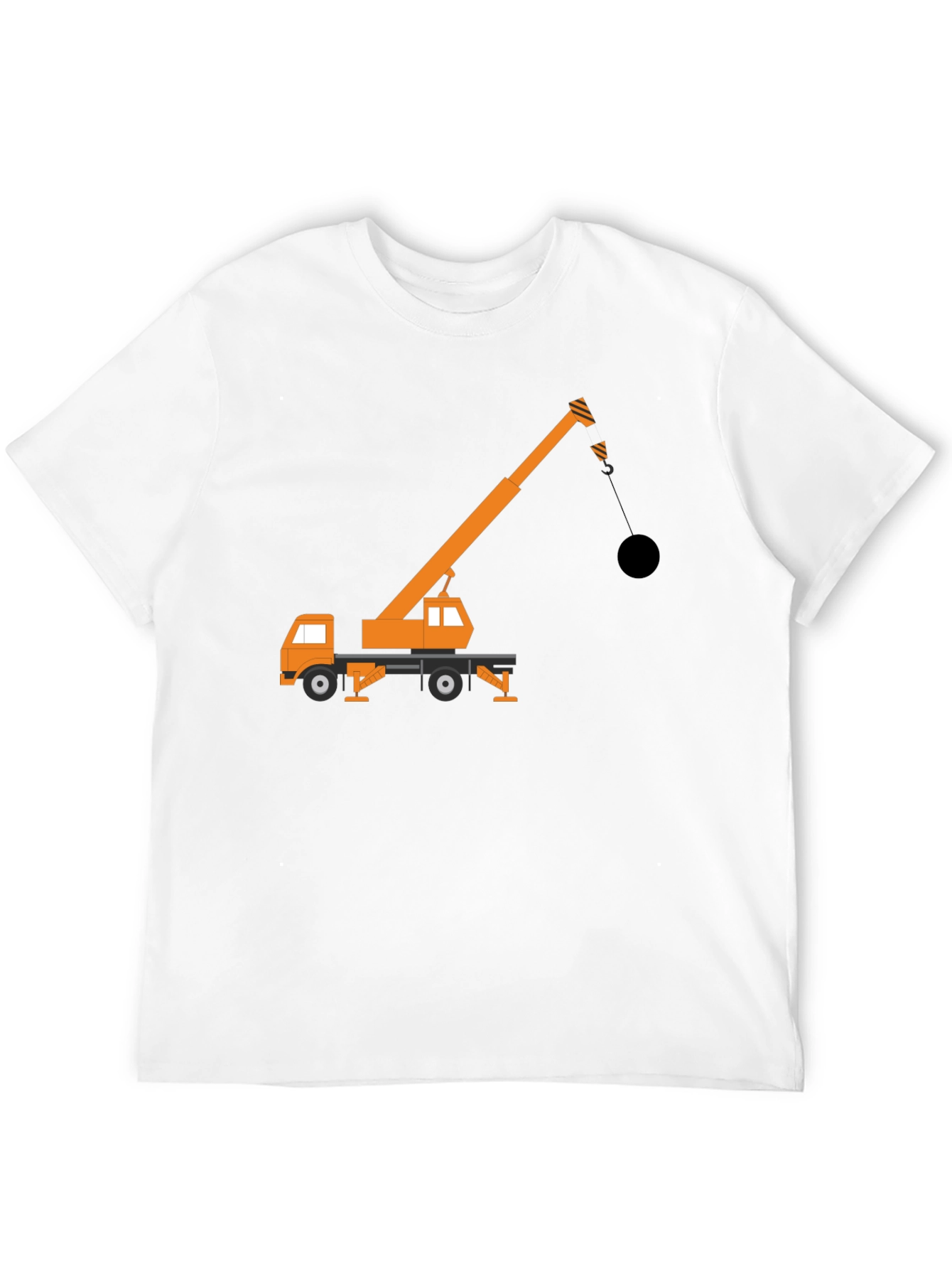Crane Truck Graphic Tee - Heavy Duty Style