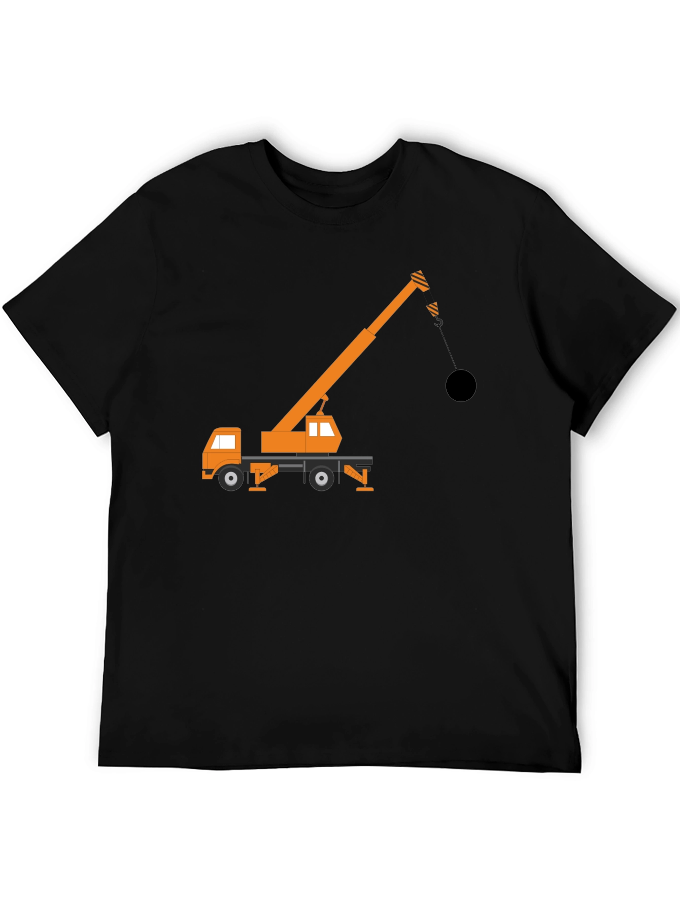 Crane Truck Graphic Tee - Heavy Duty Style