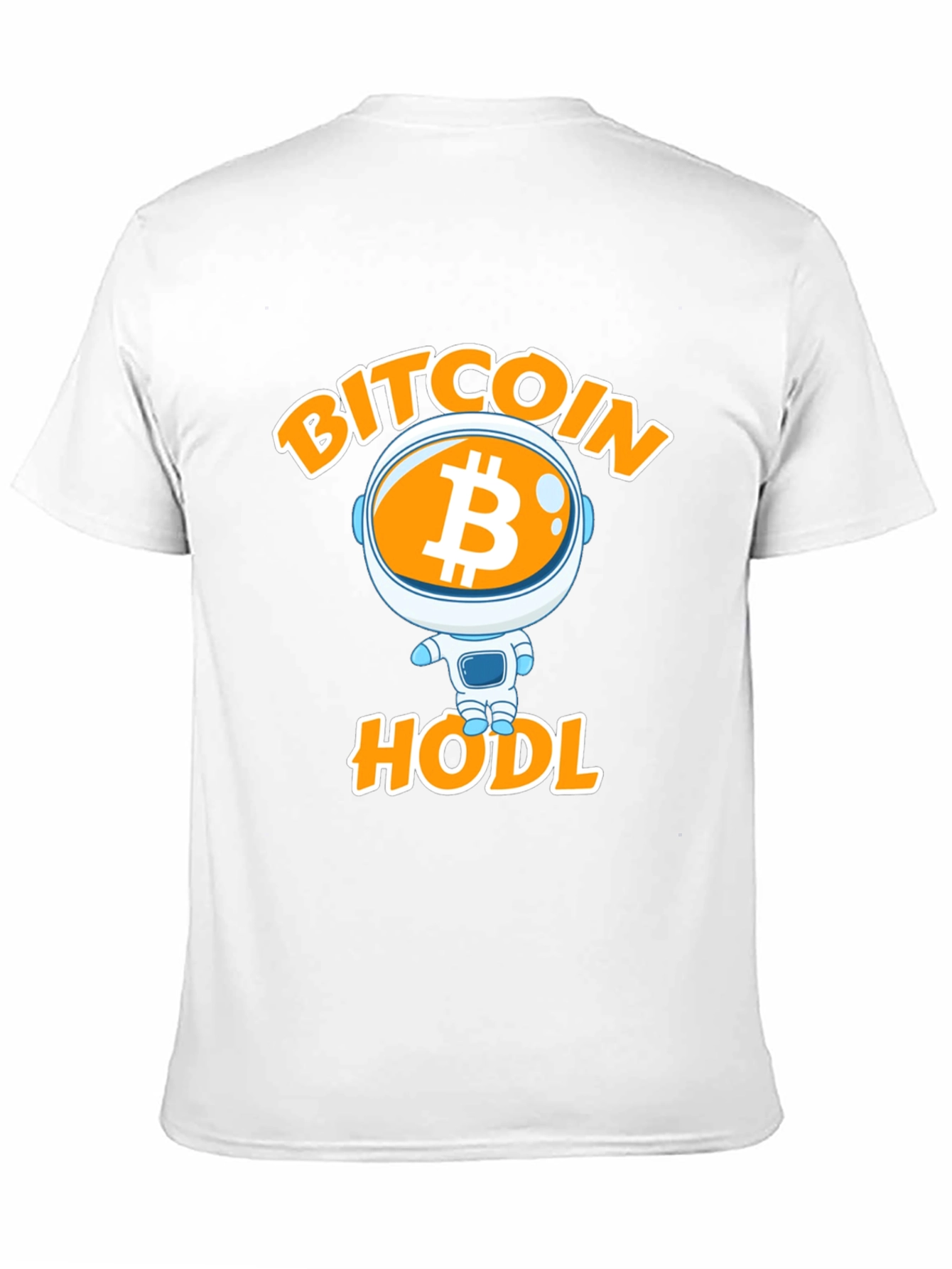 Bitcoin HODL Astronaut Graphic T-Shirt